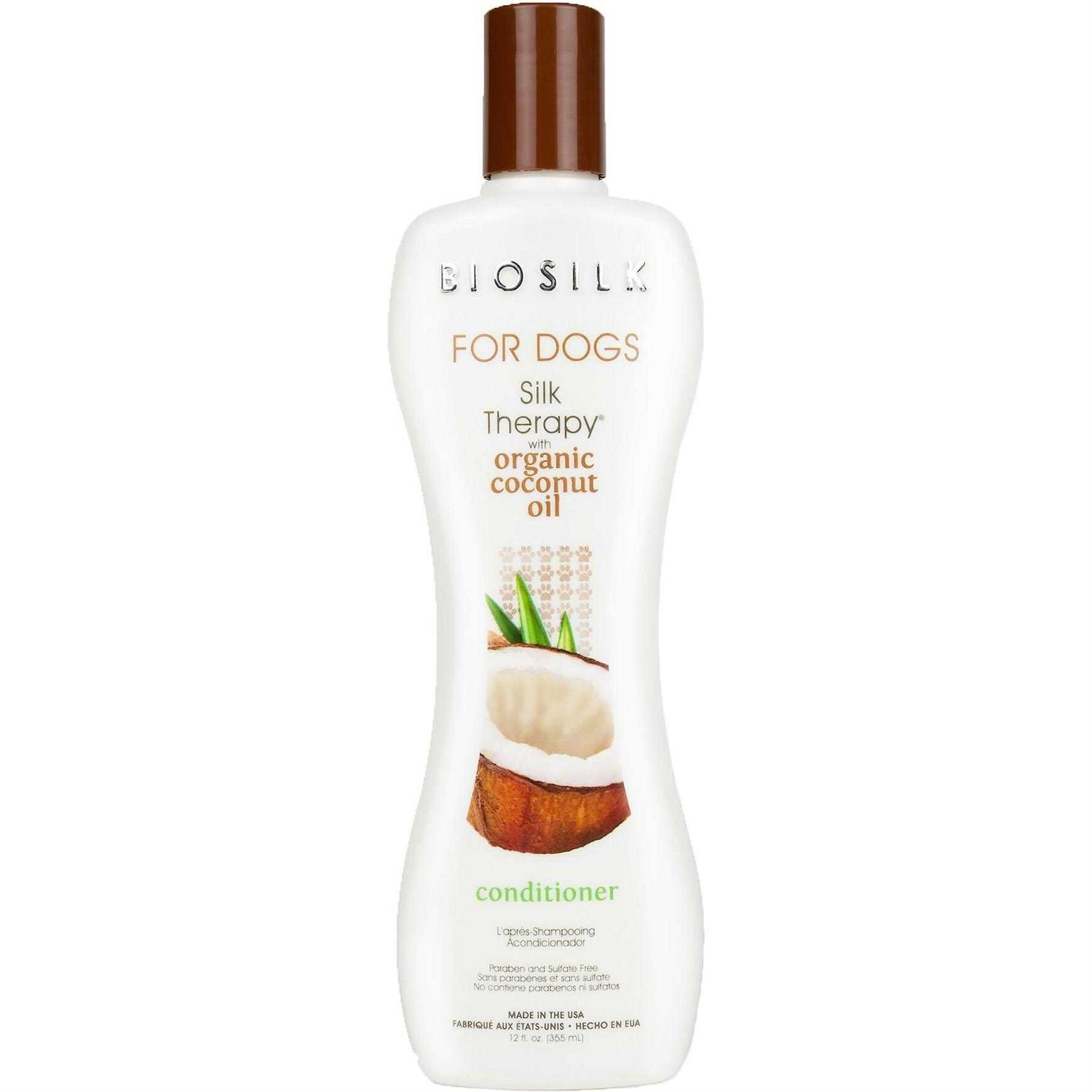 Biosilk for Dogs Silk Therapy Conditioner with Natural Coconut Oil - Healthber