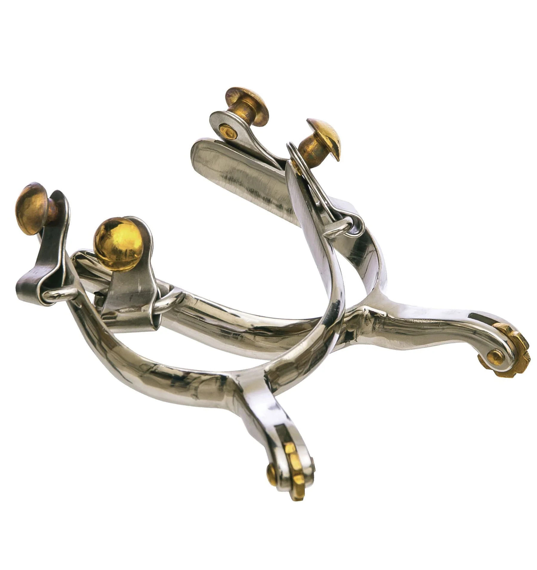 All-Around Stainless Steel Rosebud Spurs, Ladies - Healthber