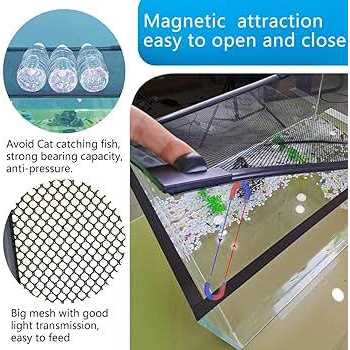 Magnetic Fish Tank lid Cover - Healthber