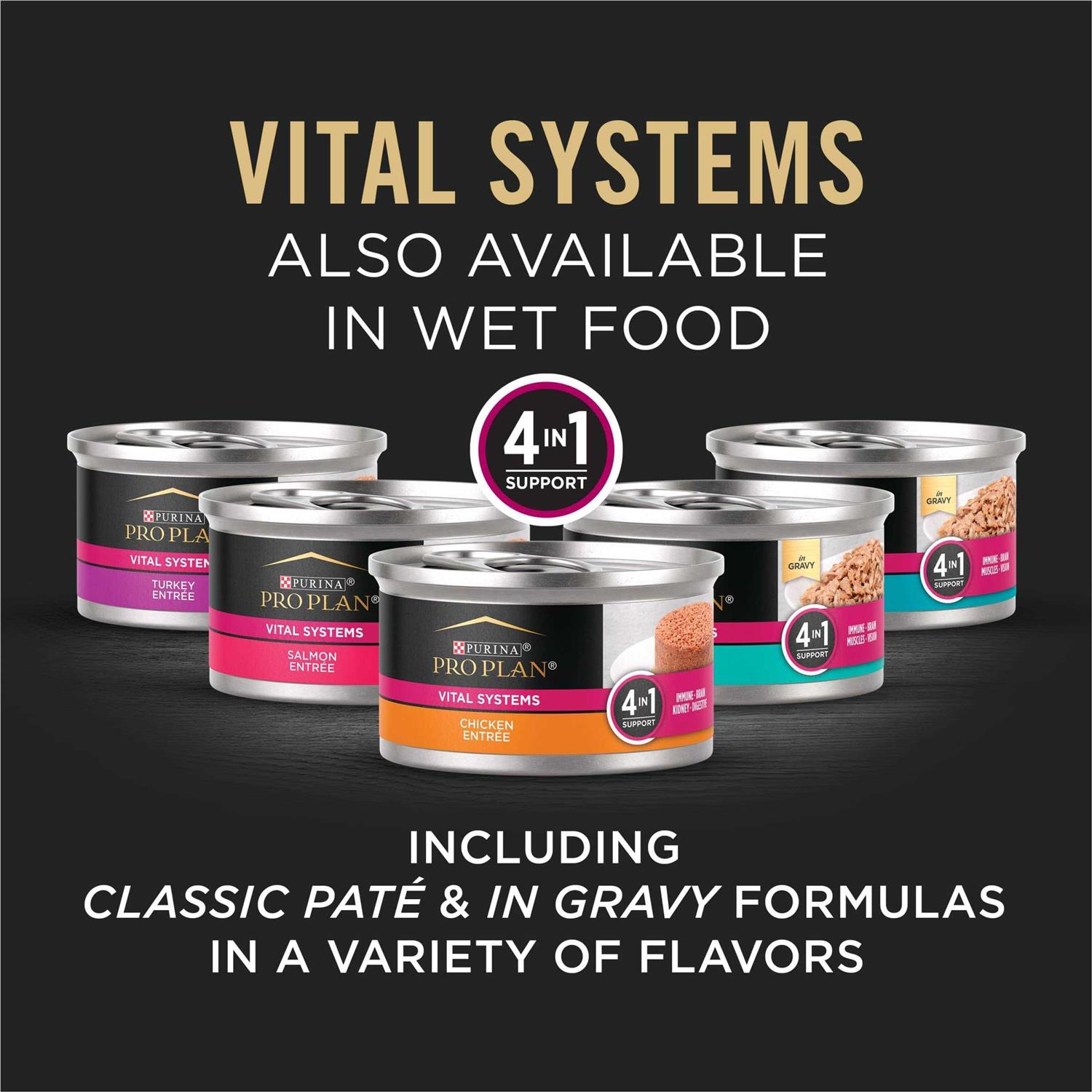 Pro Plan Purina Vital Systems Egg Formula 4-in-1 Adult Dry Cat Food - Healthber