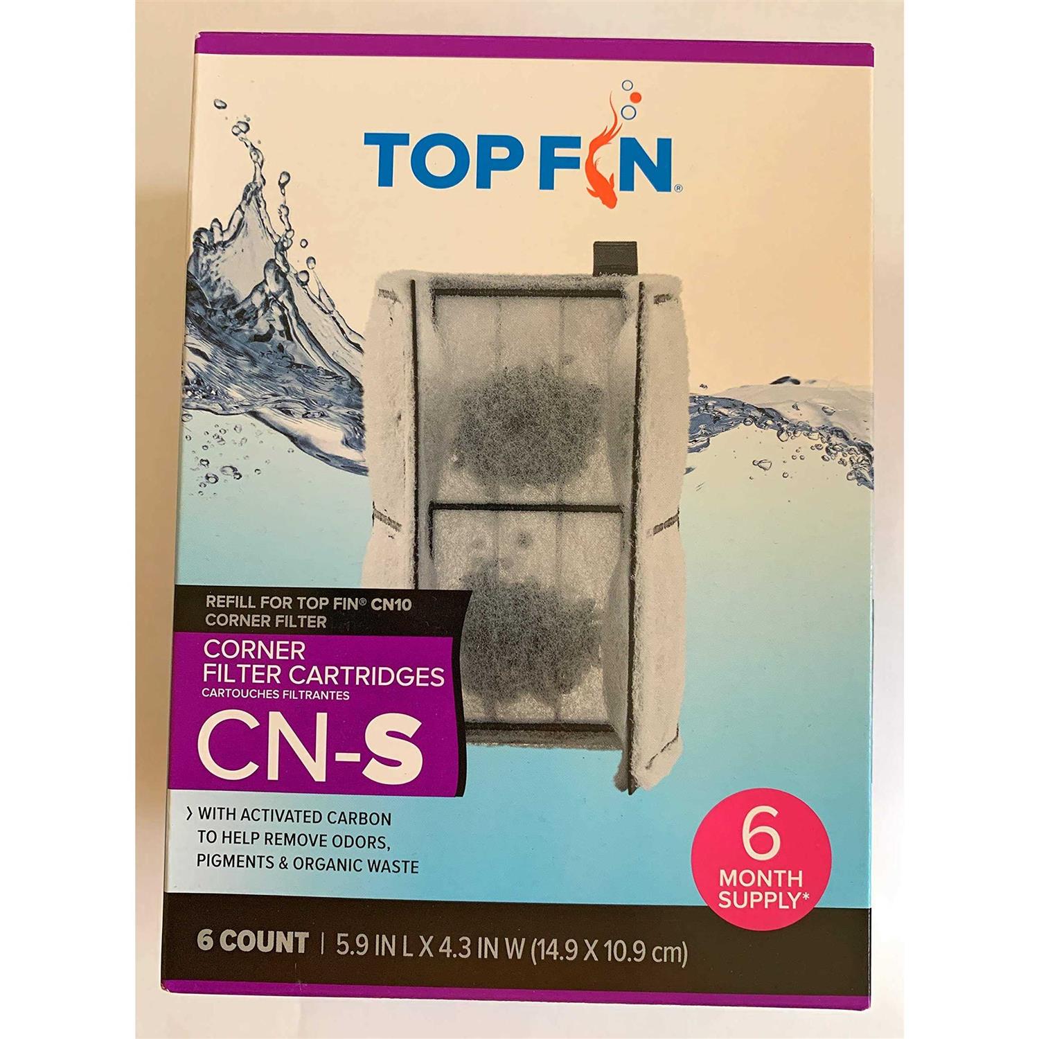 Top Fin CN-S Corner Filter Cartridges - Healthber