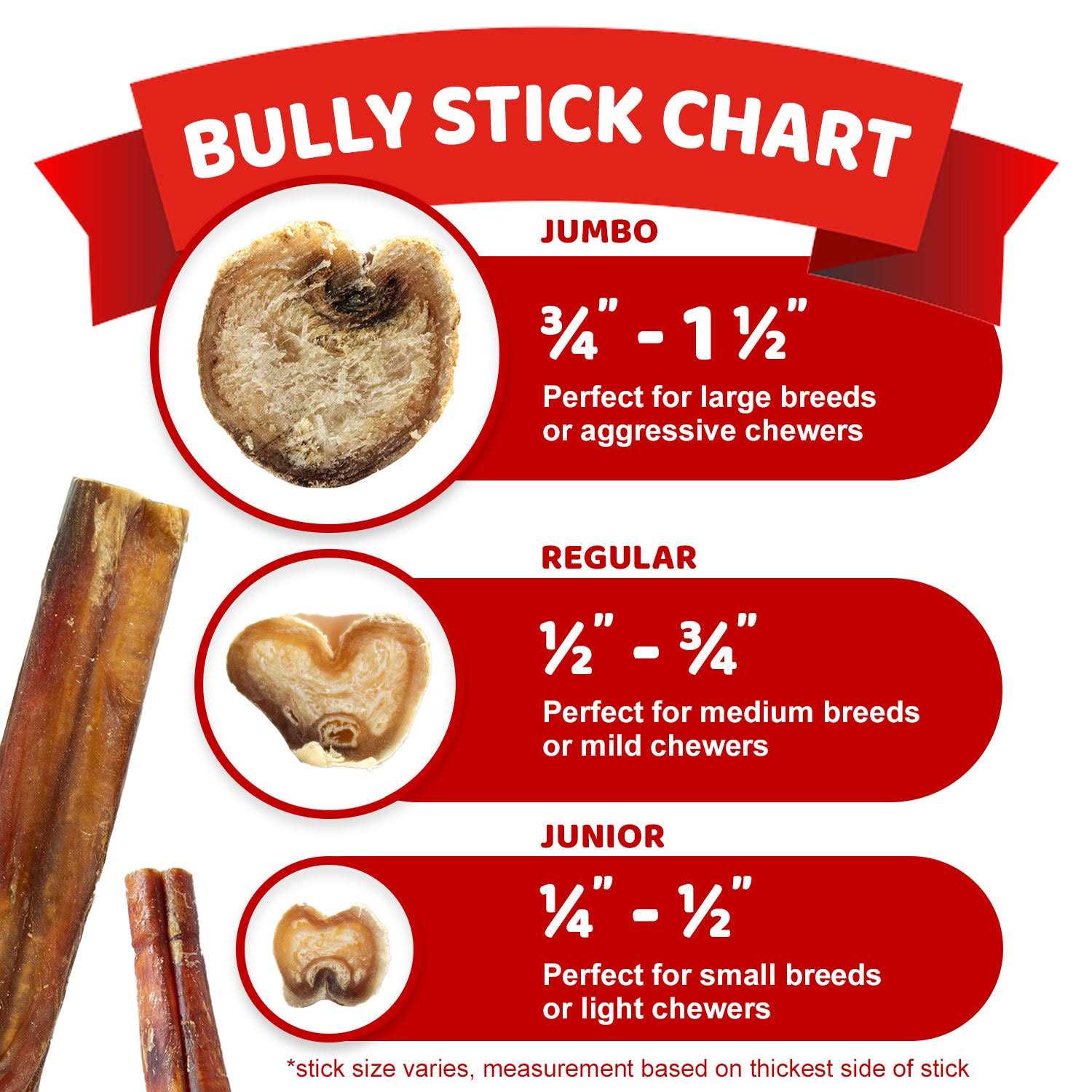 Downtown Pet Supply Bully Sticks For Medium Dogs - Healthber