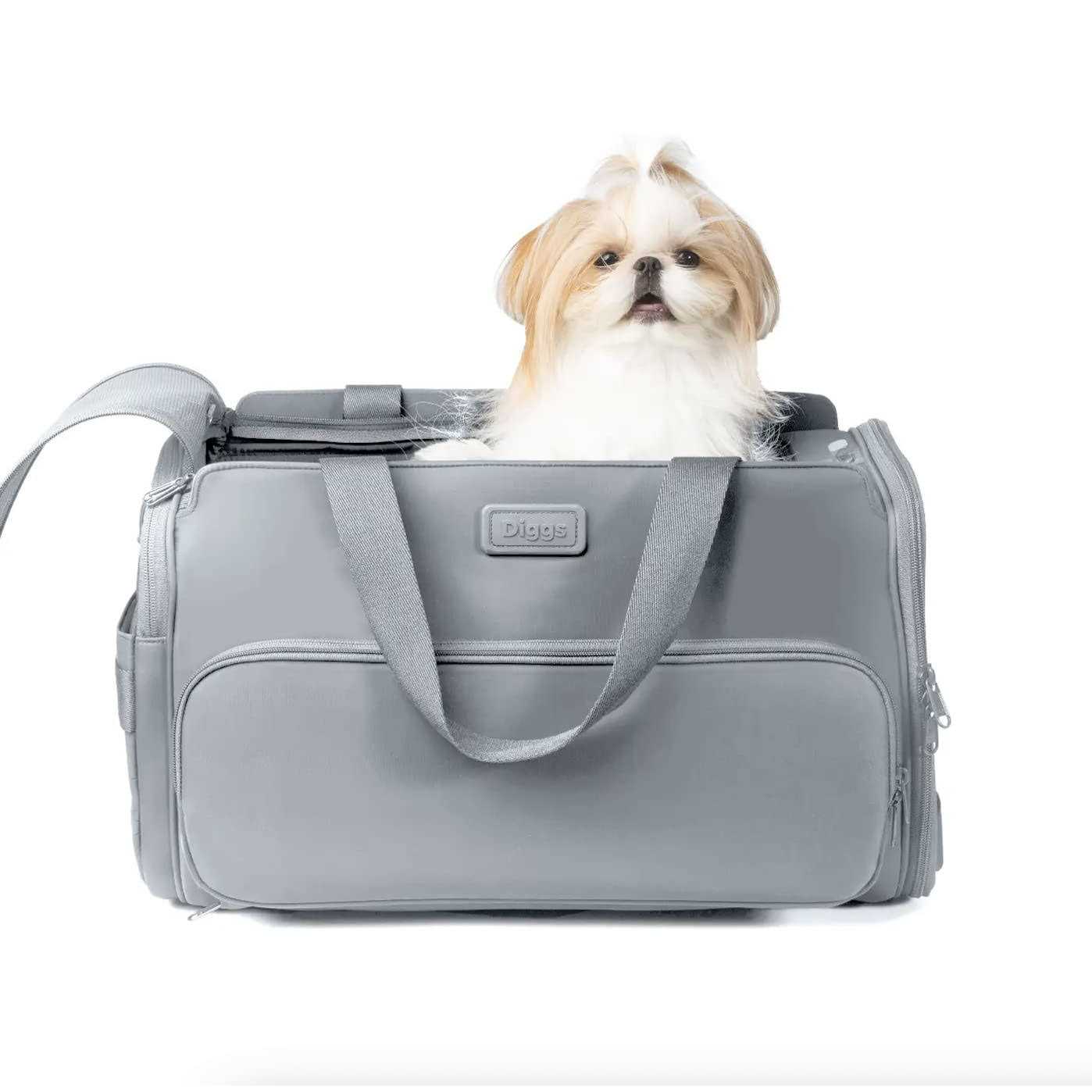 Diggs Travel Pet Carrier for Small Dogs and Cats, Plane, Train, or Car - Healthber