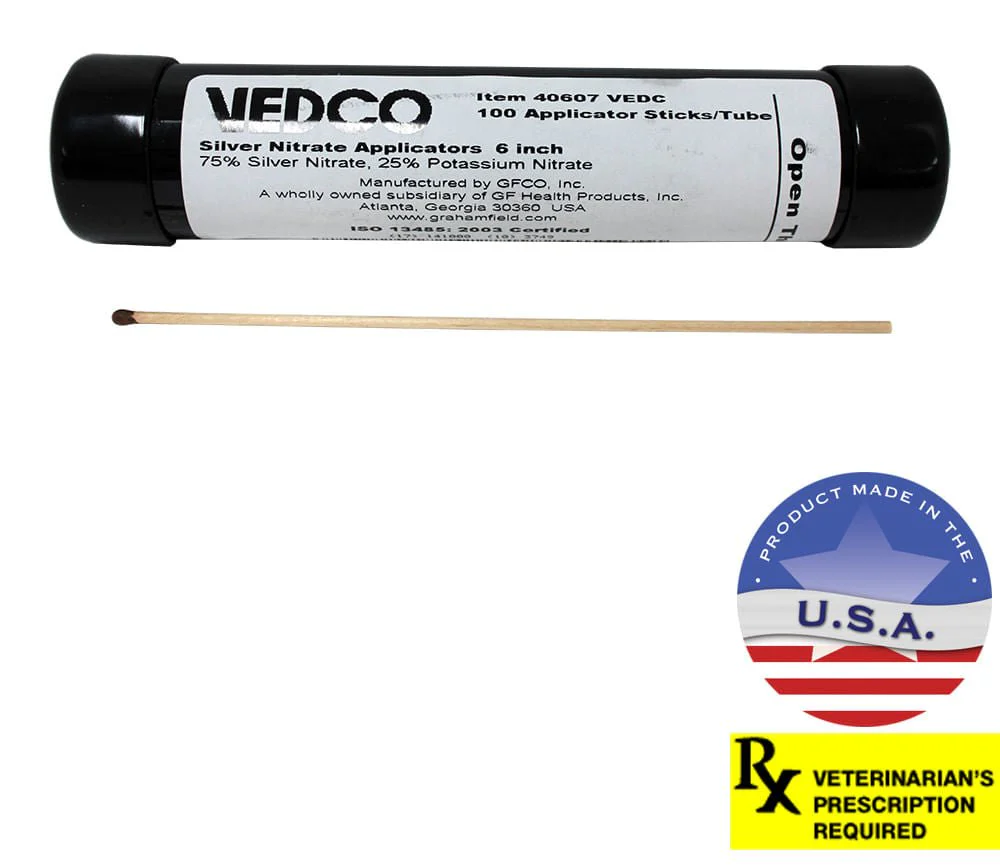 Rx Silver Nitrate Flexible Caustic Applicators, 6 inch - Healthber