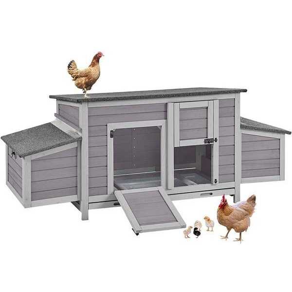 Aivituvin Wooden Chicken Coop for 2-4 Chickens AIR69 - Healthber