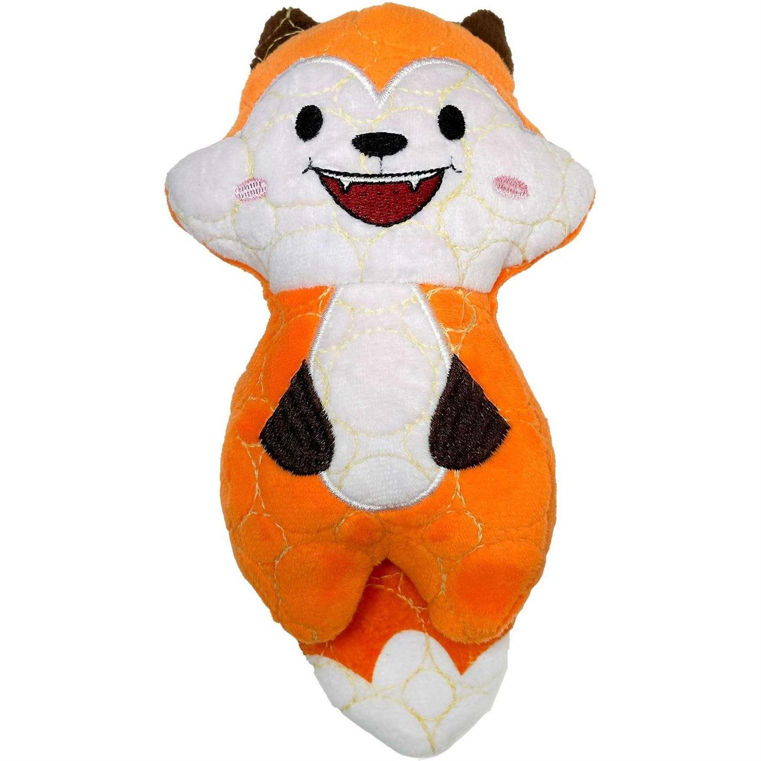 Bite Force Durable Plush Fox Dog Toy - Healthber
