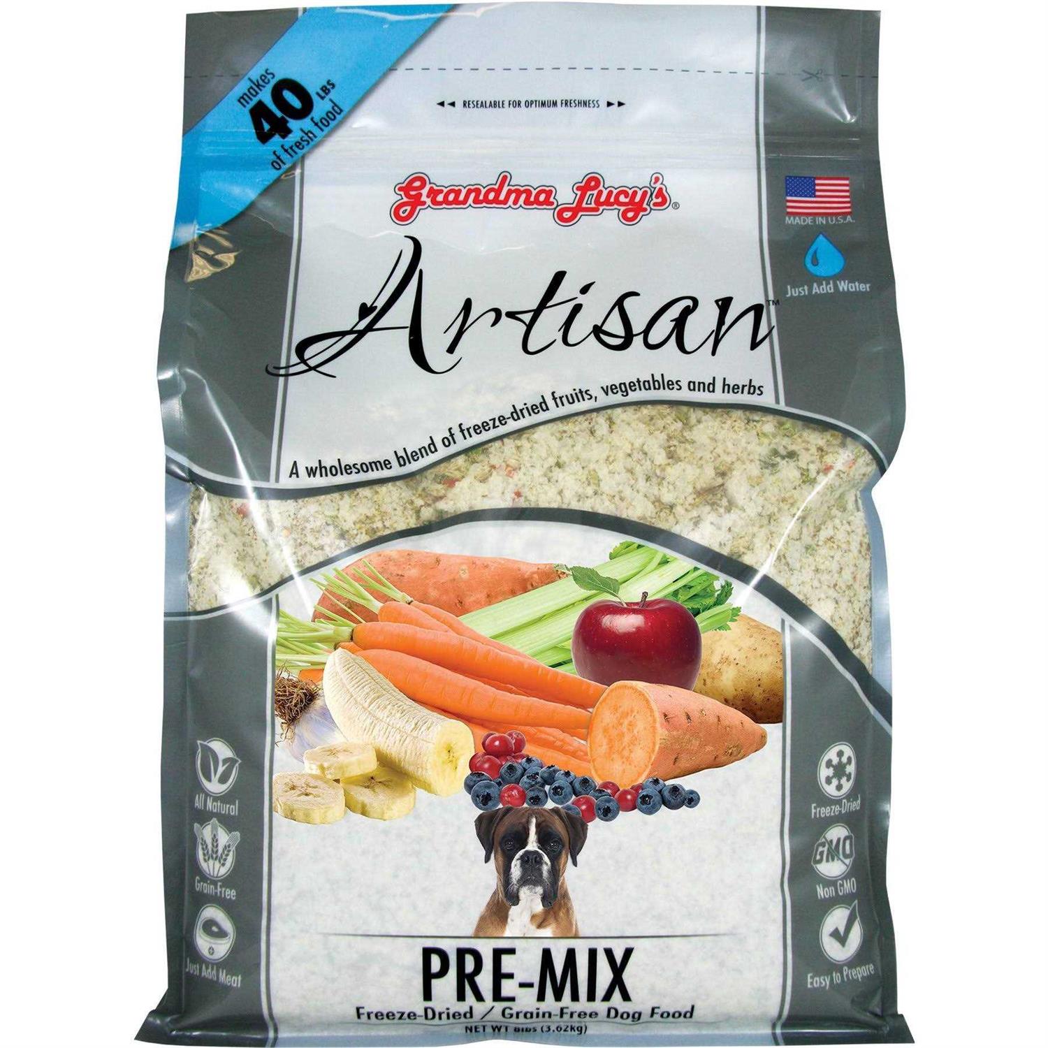 Grandma Lucy’s Artisan Grain-Free Freeze-Dried Dog Food Pre Mix - Healthber