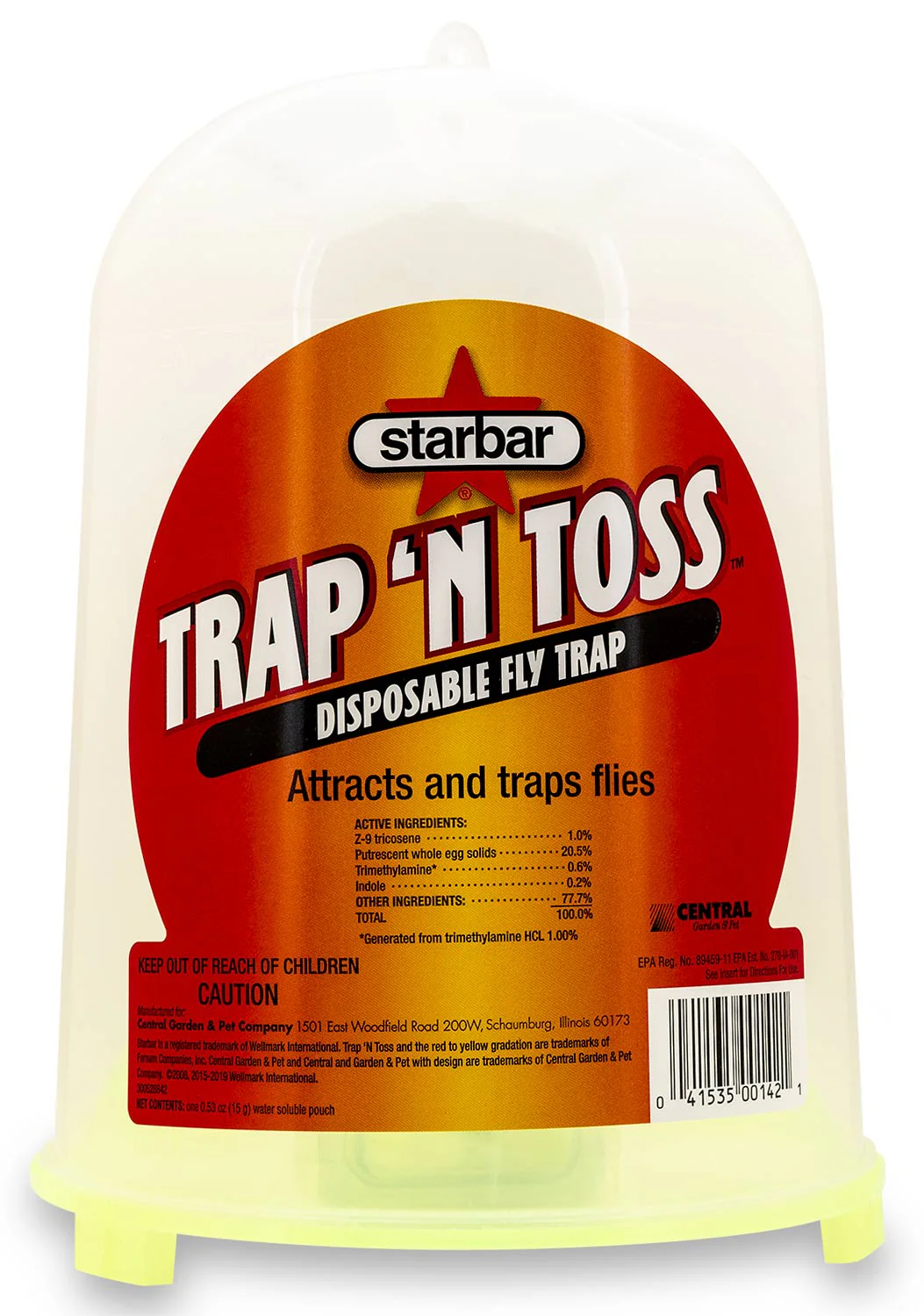 Trap 'n Toss Disposable Fly Trap - Healthber