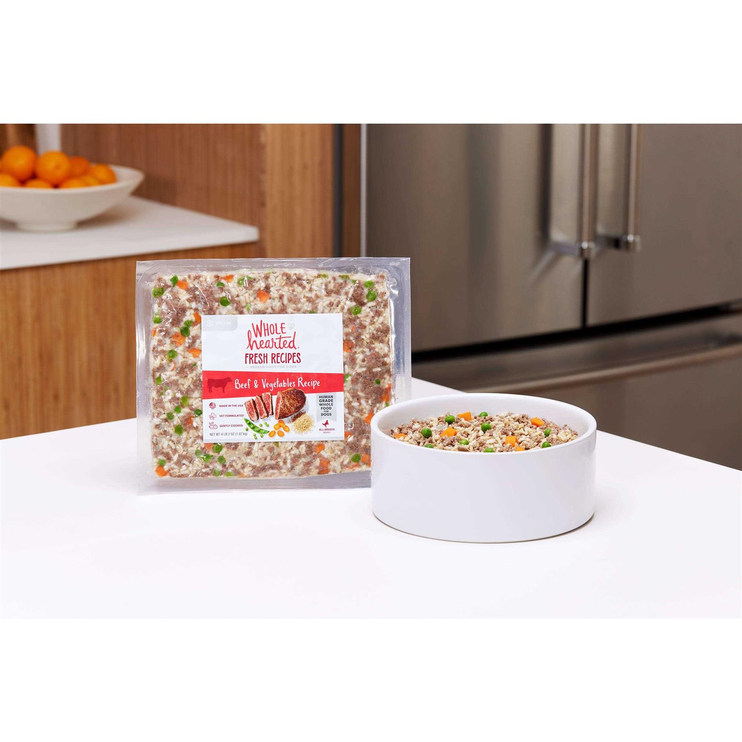 WholeHearted Fresh Frozen Beef Recipe Dog Food - Healthber