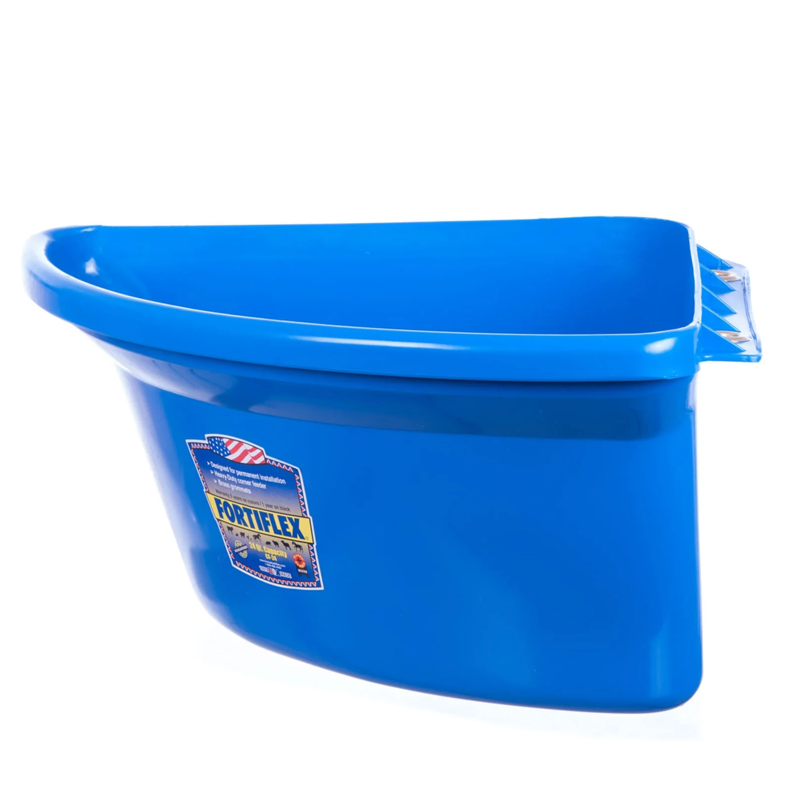 Fortiflex Corner Feeder 24 Quart (Colors) - Healthber