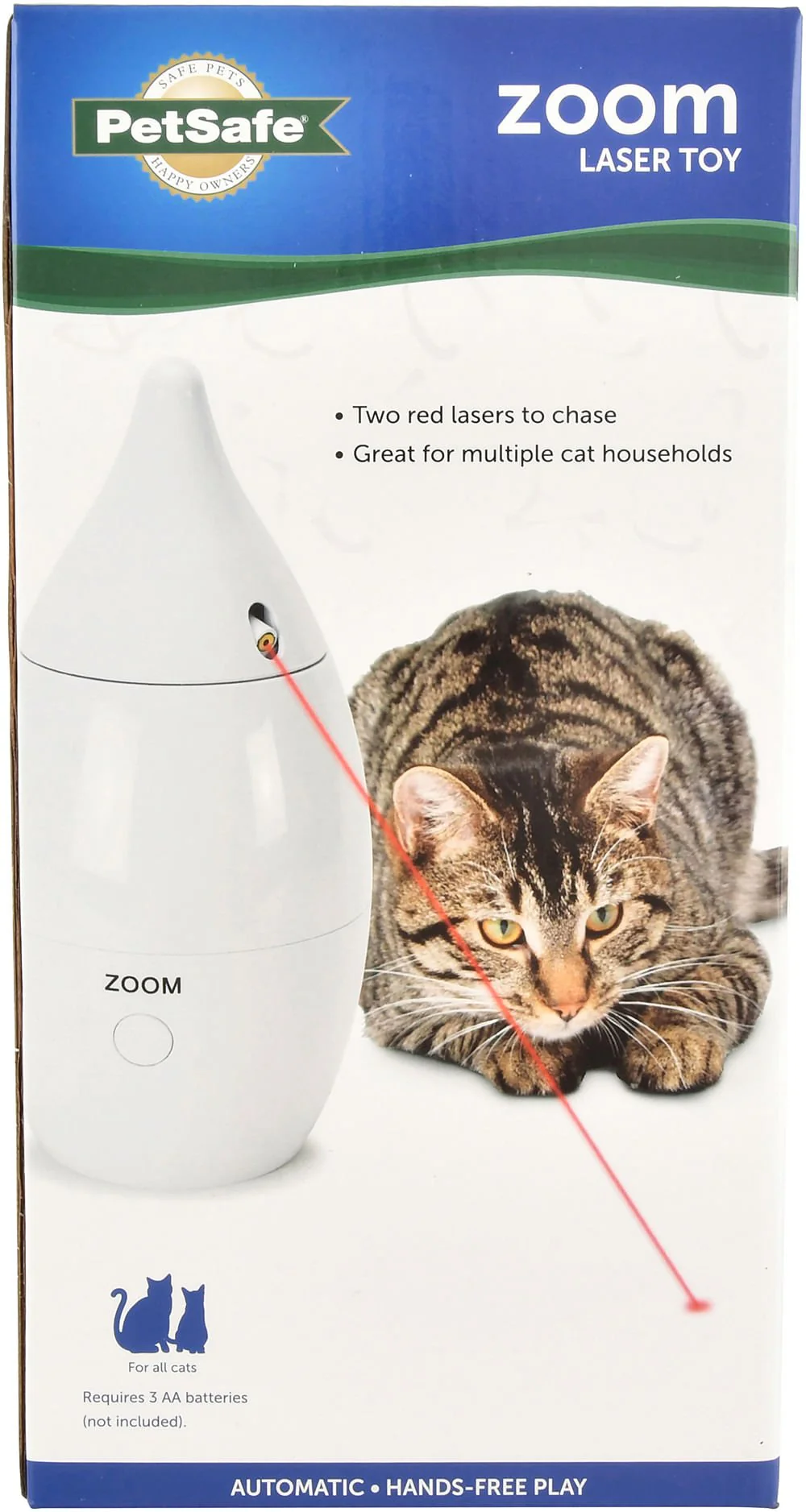 PetSafe Zoom Rotating Laser Cat Toy - Healthber