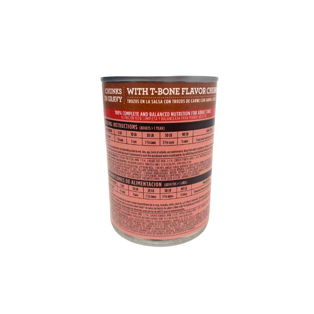 Gravy Train Chunks in Gravy Dog Food With T-Bone Flavor - Healthber