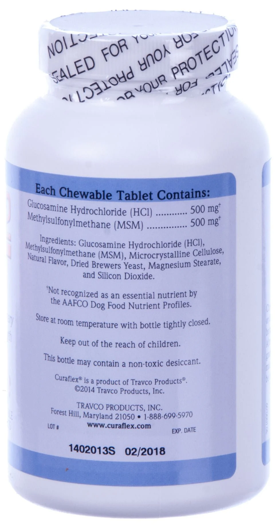 Nutramax Curaflex 2 - Joint Health Supplement for Dogs, 120 Chewable Tablets - Healthber