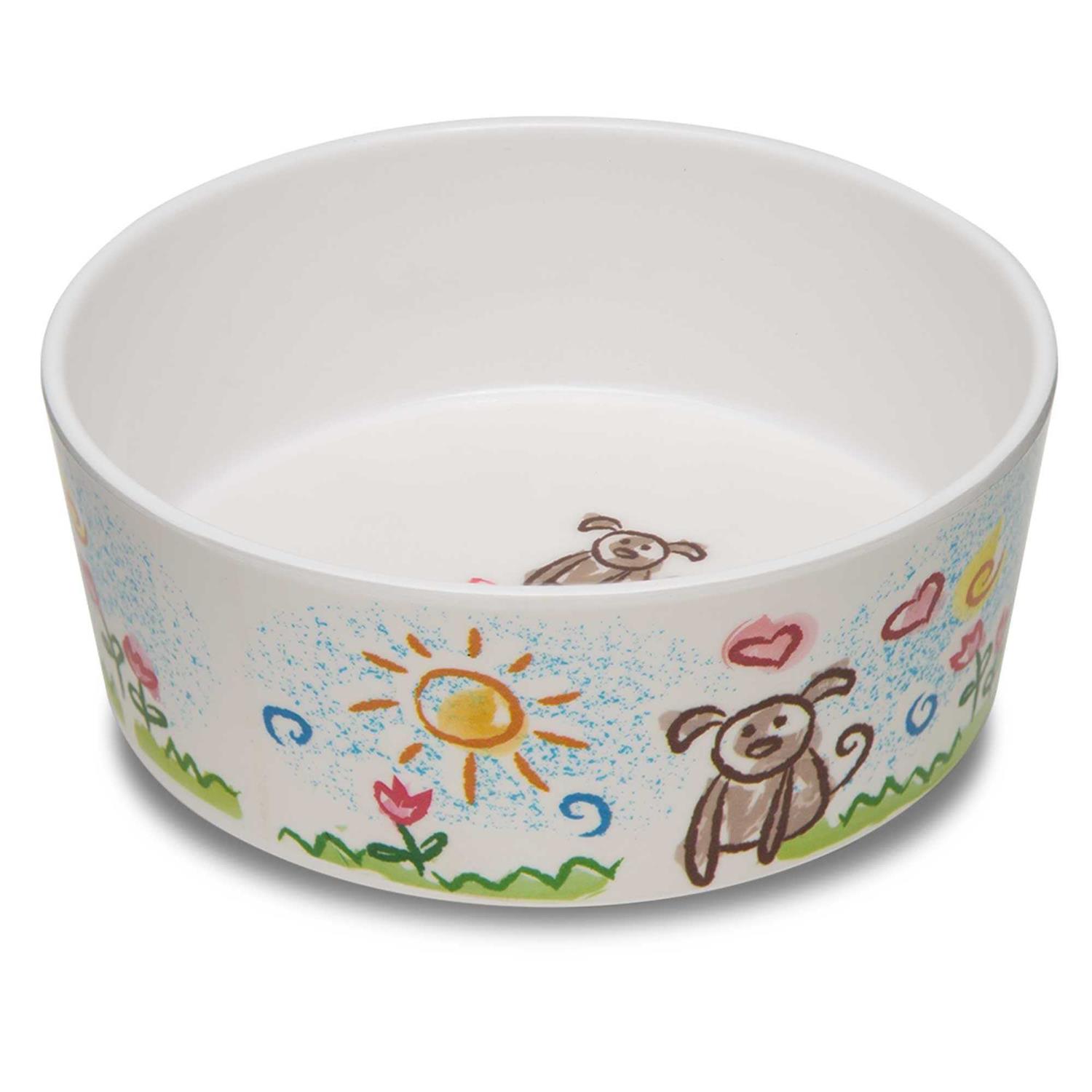 Loving Pets Dolce Moderno Bowl Puppy Forever Design - Healthber