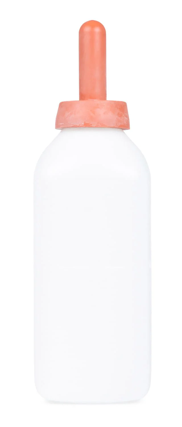 Calf Bottle with Snap-On Nipple - Healthber