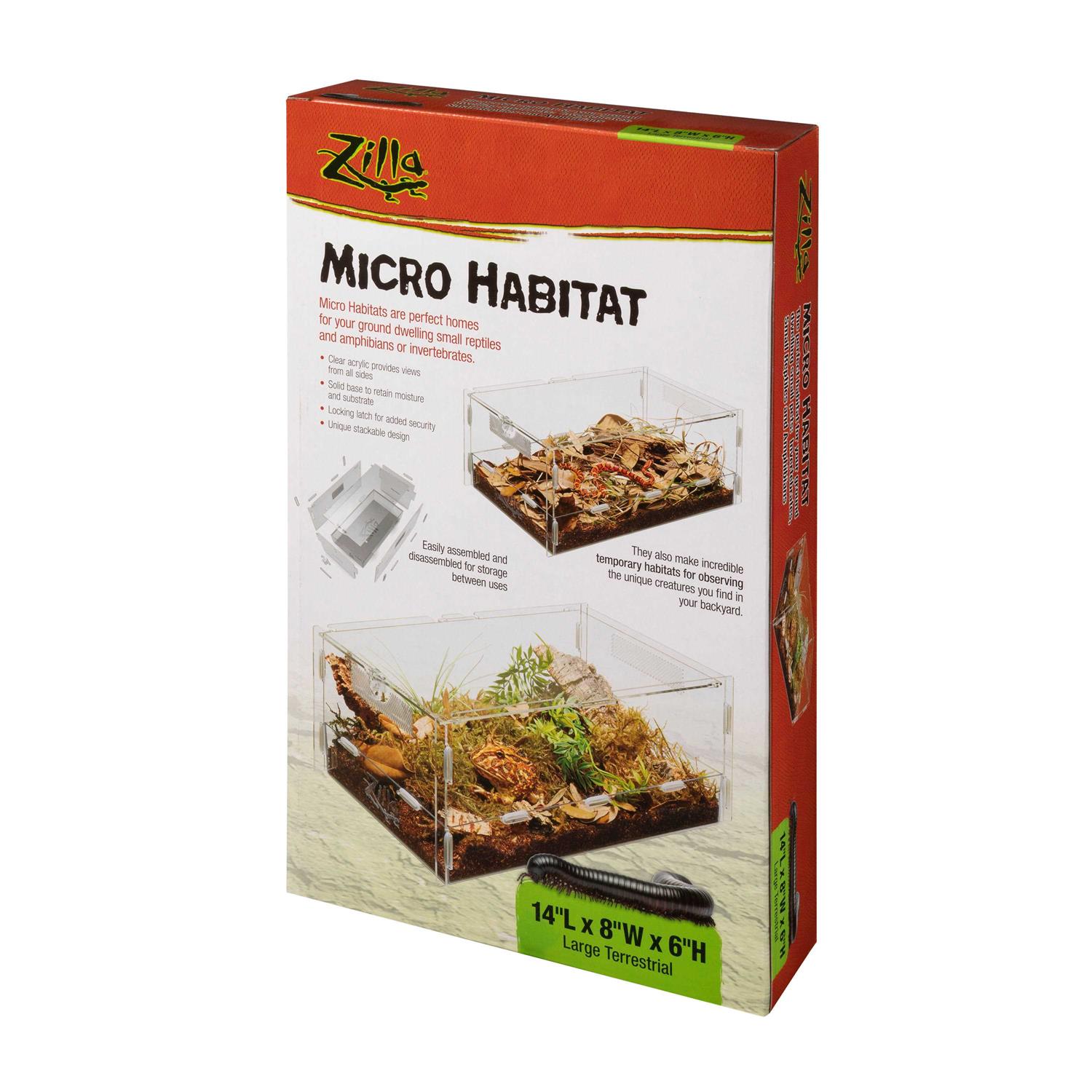 Zilla Micro Habitat Terrestrial - Healthber