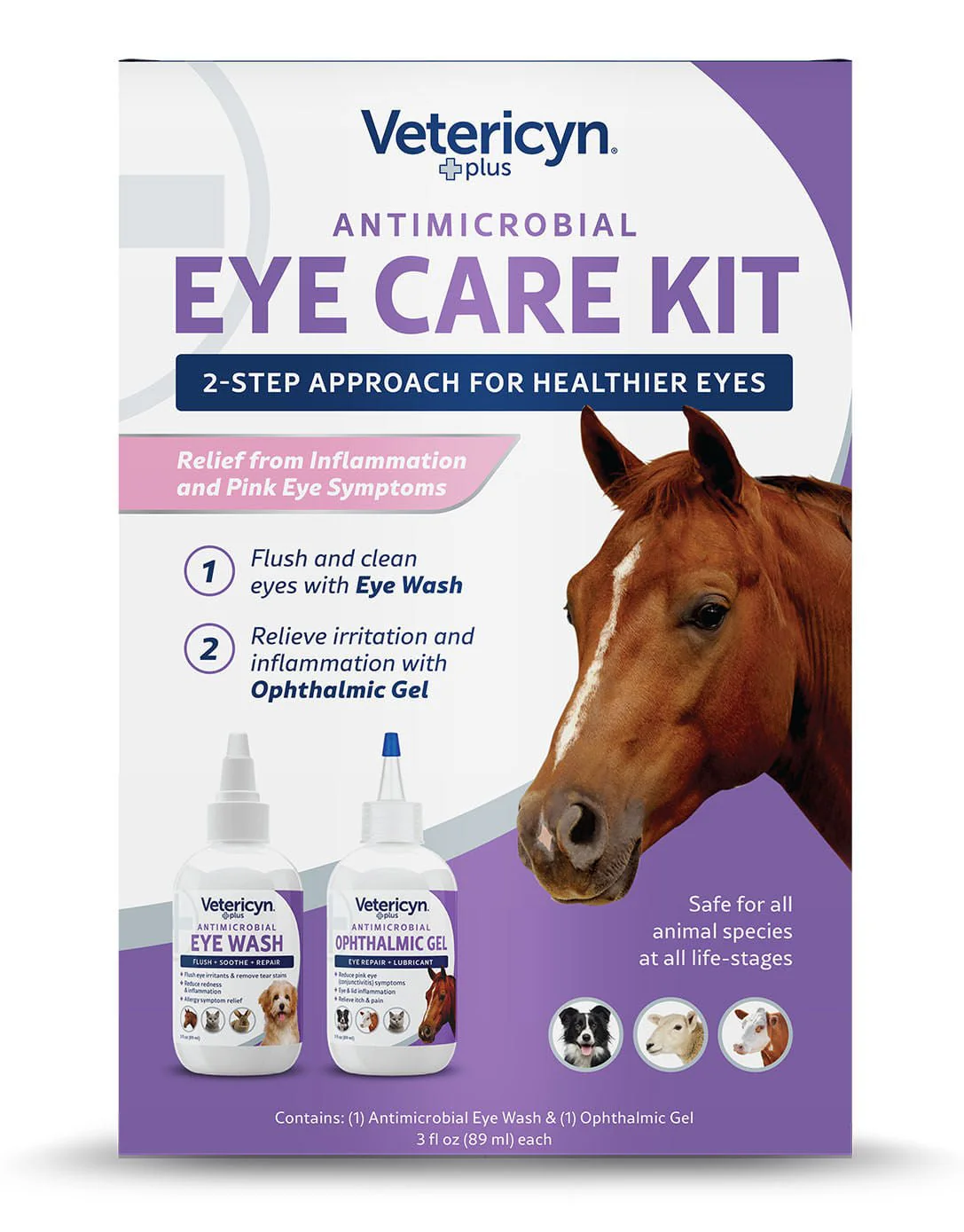 Vetericyn Plus Antimicrobial Eye Care Kit - Healthber