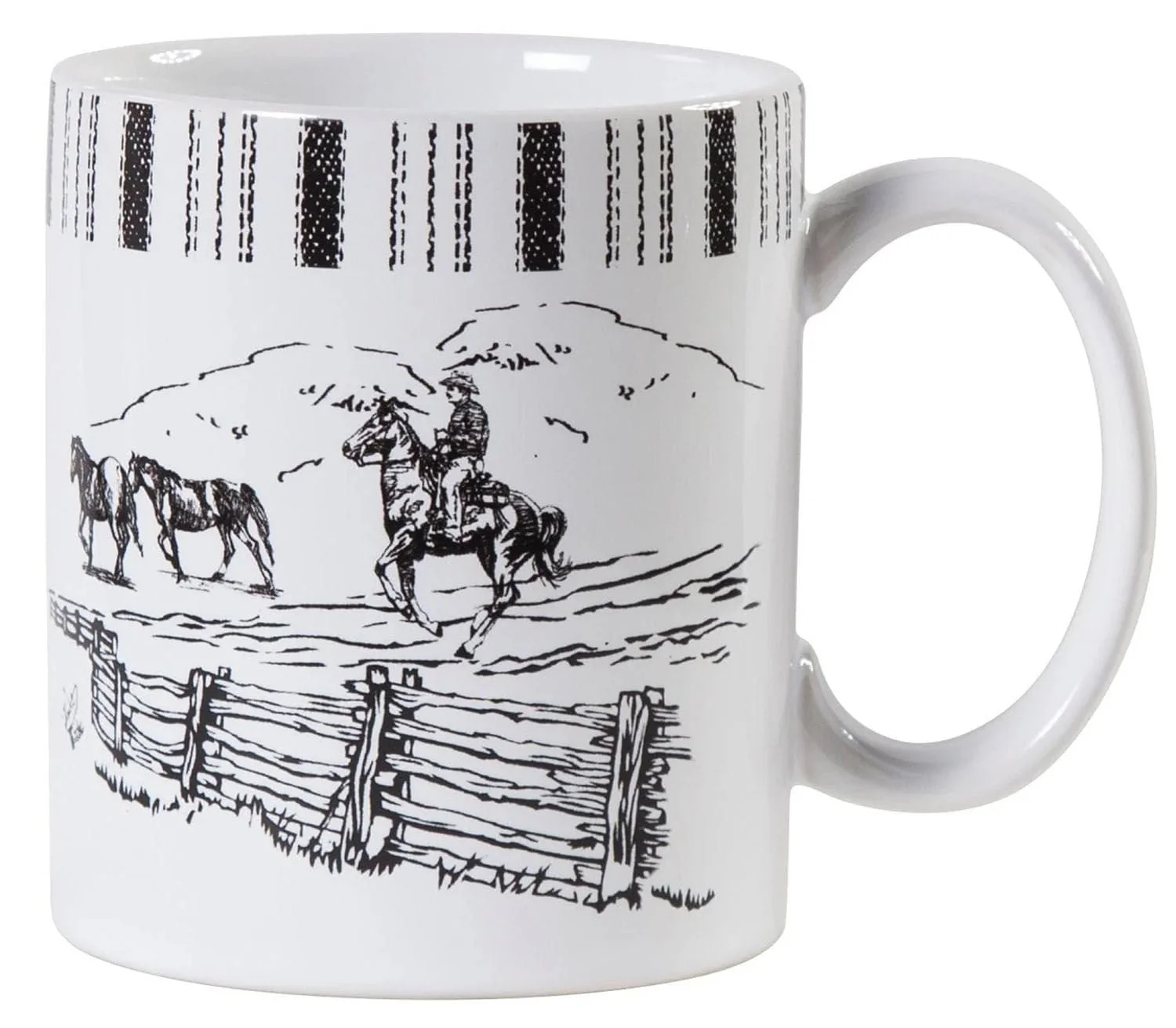 Ranch Life Horse Mugs, Set of 4 - Healthber