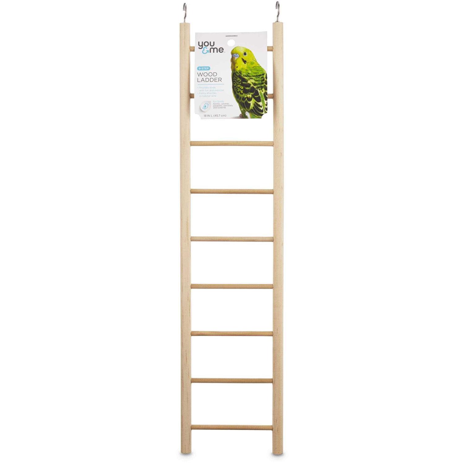 You & Me Bird 9-Step Wood Bird Ladder - Healthber