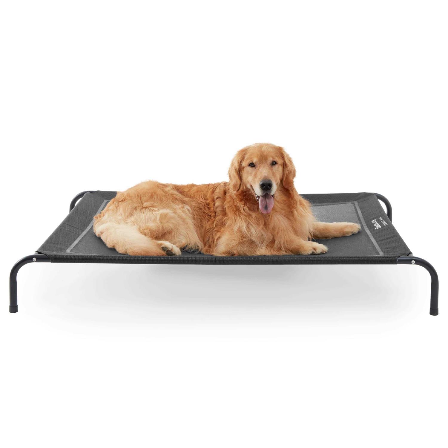 Bedsure Large Elevated Cooling Outdoor Dog Bed Raised Dog Cots Beds for Large Dogs - Healthber