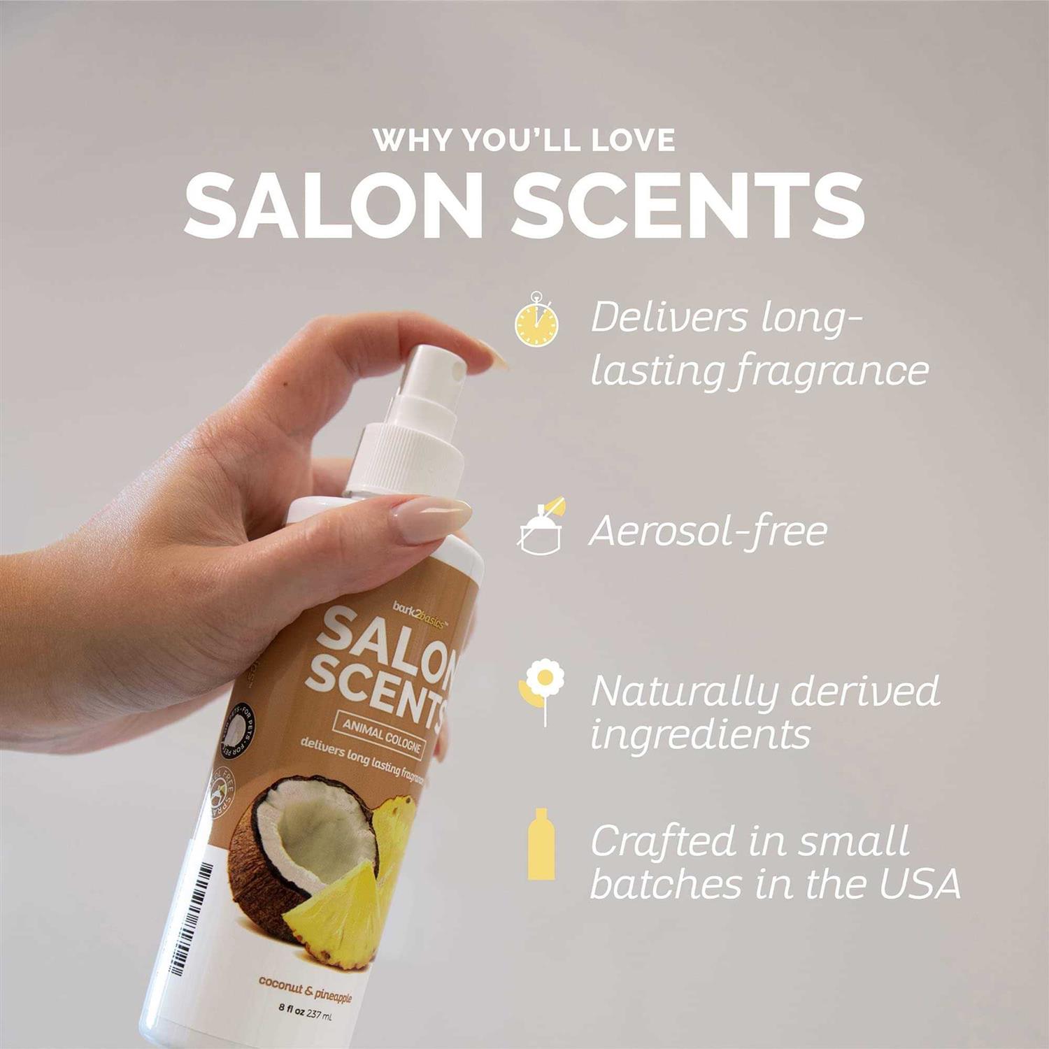 Bark2Basics Salon Scents Pet Cologne 8 oz - Healthber