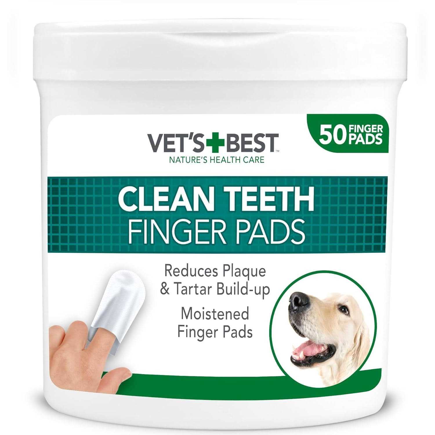 Vet’s Best Clean Teeth Finger Pads - Healthber