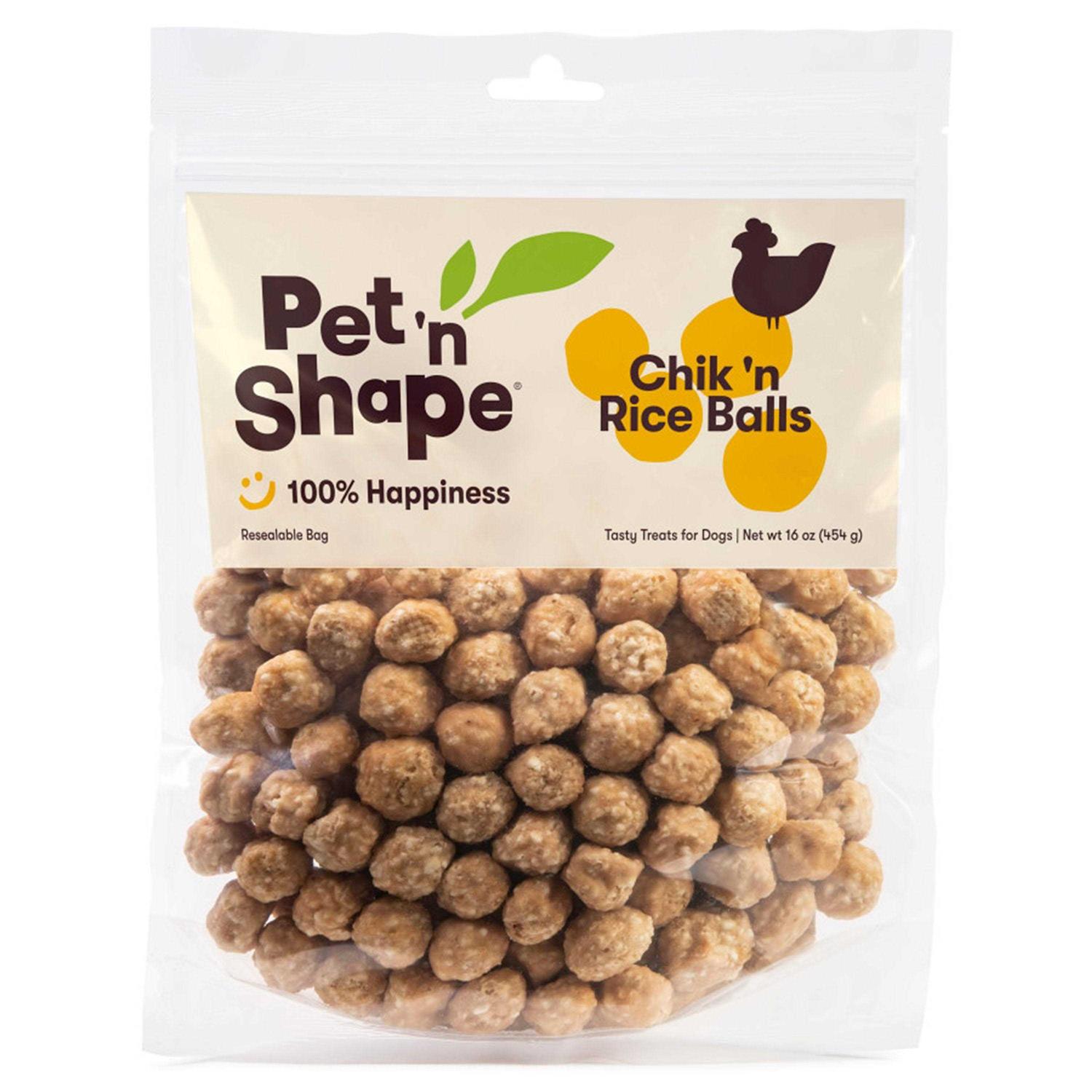 Pet n Shape Chik n Rice Balls - Healthber