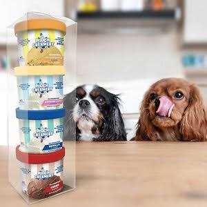 Pooch Creamery Peanut Butter Birthday Cake vanilla carob flavor Ice Cream Mix Dog Treats - Healthber