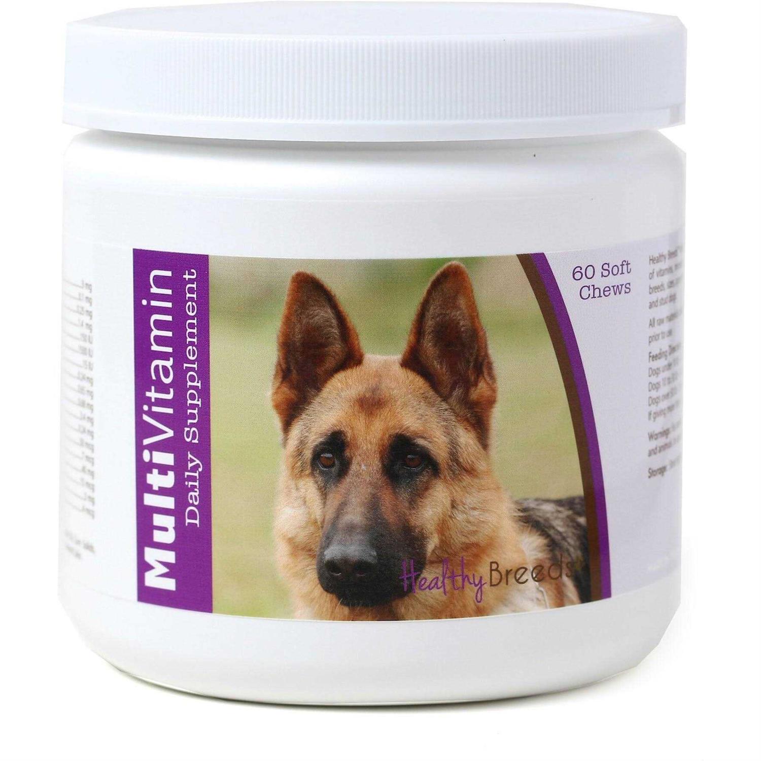Healthy Breeds German Shepherd Multi-Vitamin Soft Chews 60 Count - Healthber