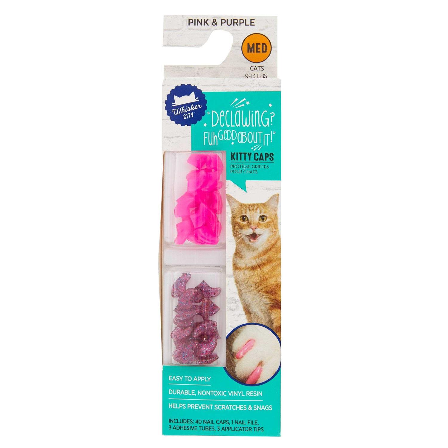 Whisker City Cat Kitty Caps Nail Covers - Healthber