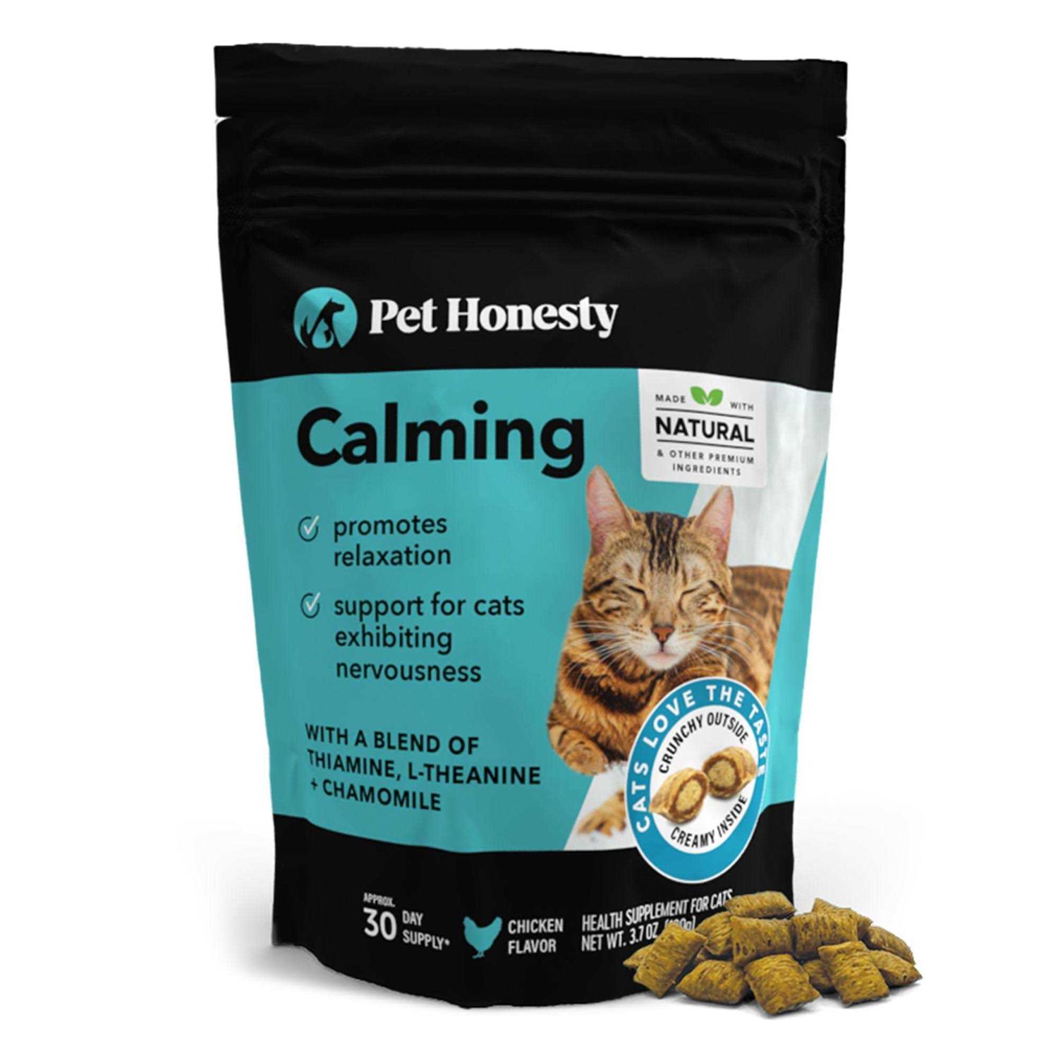 Pet Honesty Calming Dual Texture Cat Chews - Healthber