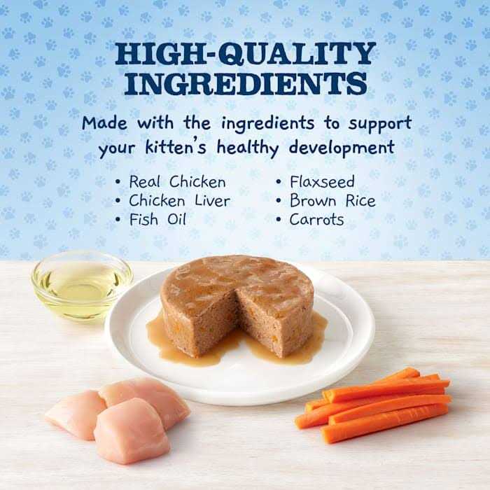 Blue Buffalo Baby Blue Wet Kitten Food Healthy Growth Formula Chicken - Healthber