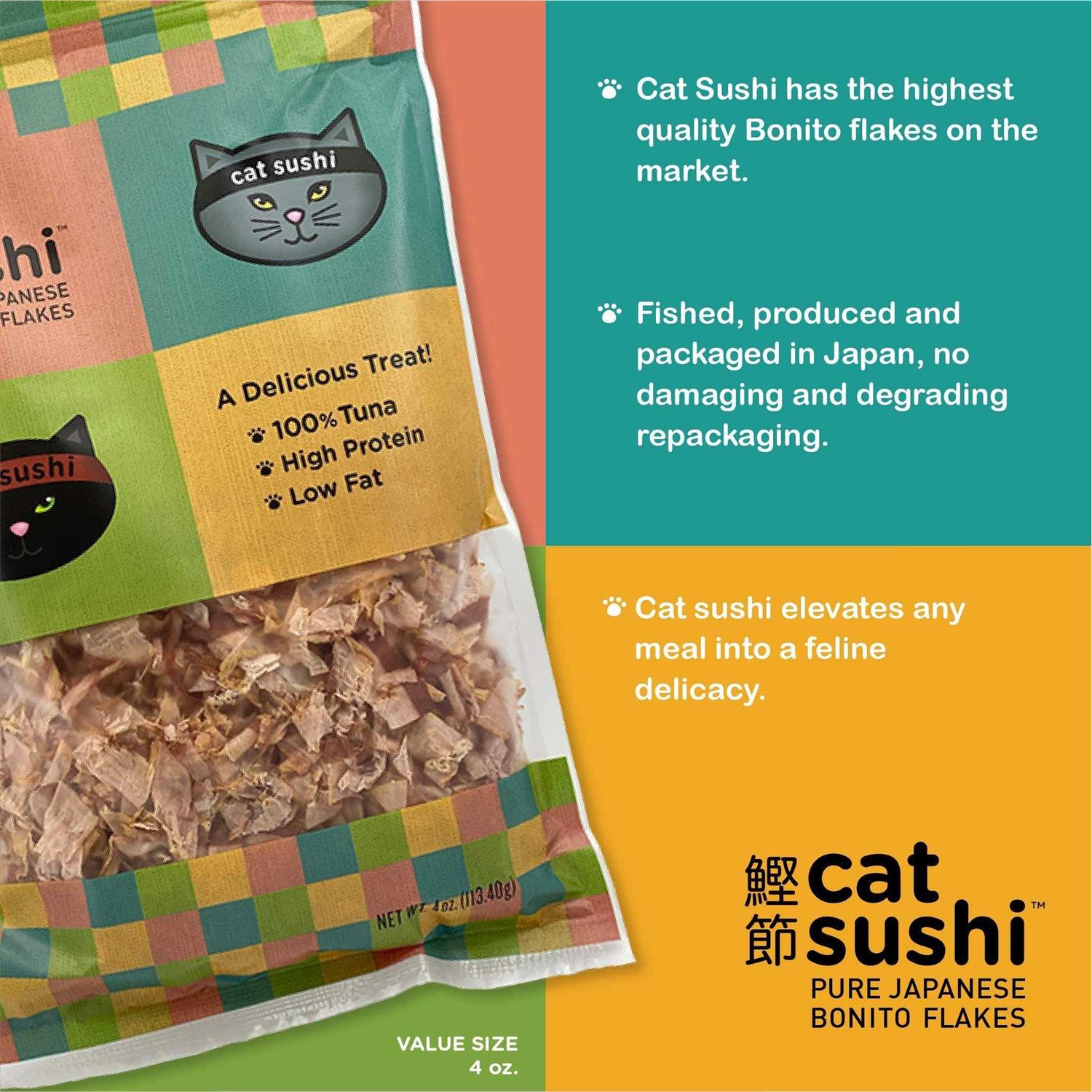 Cat Sushi Bonito Flakes Classic Cut - Healthber