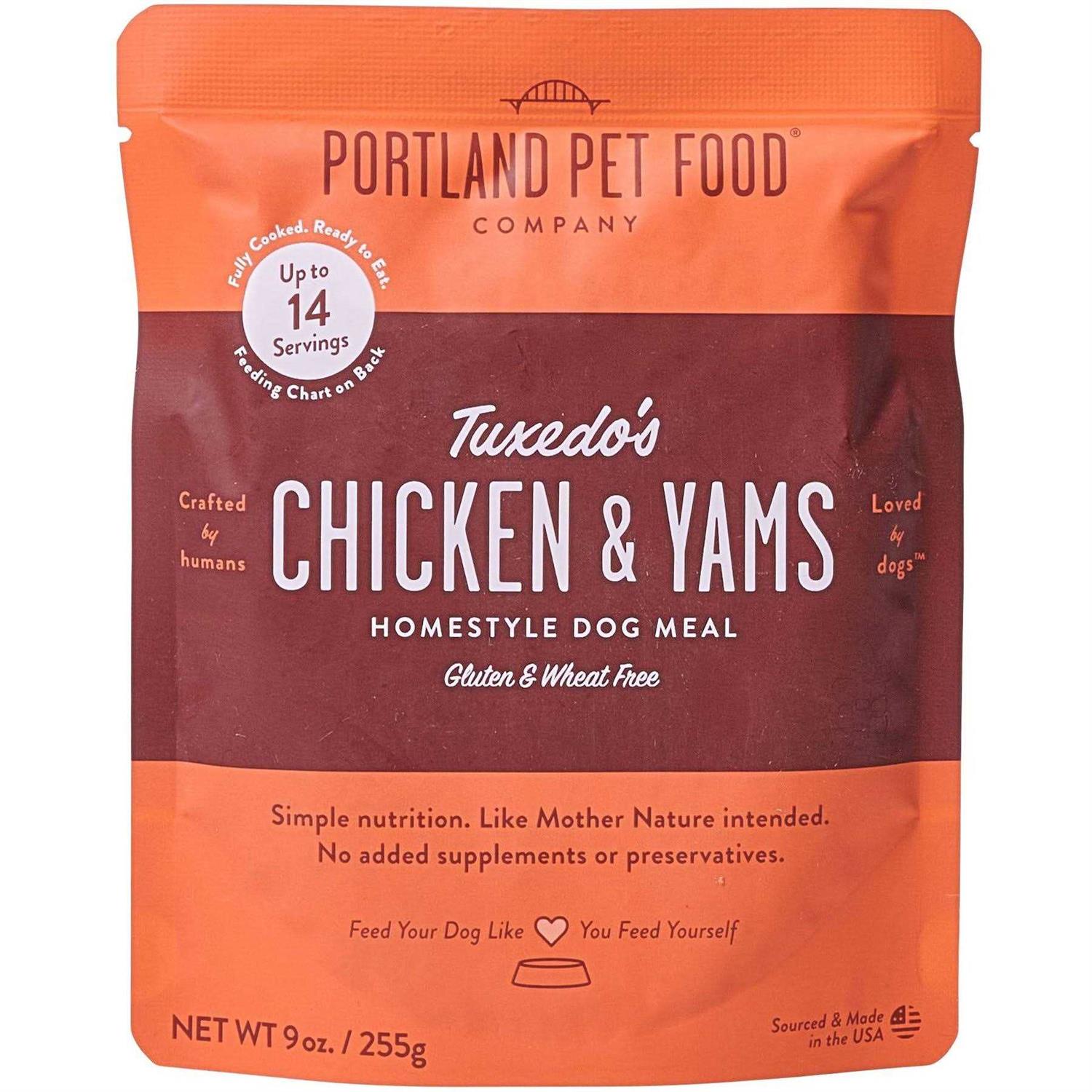 CRAFTED BY HUMANS LOVED BY DOGS Portland Pet Food Company Human-Grade Dog Food Pouch - Healthber