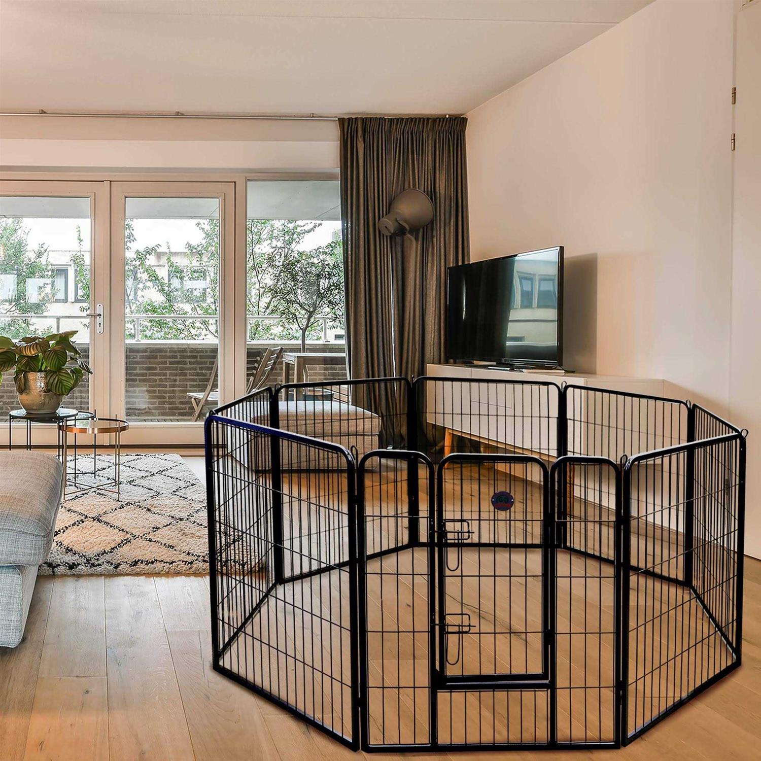 Go Pet Club Heavy Duty Pet Play and Exercise Pen - Healthber