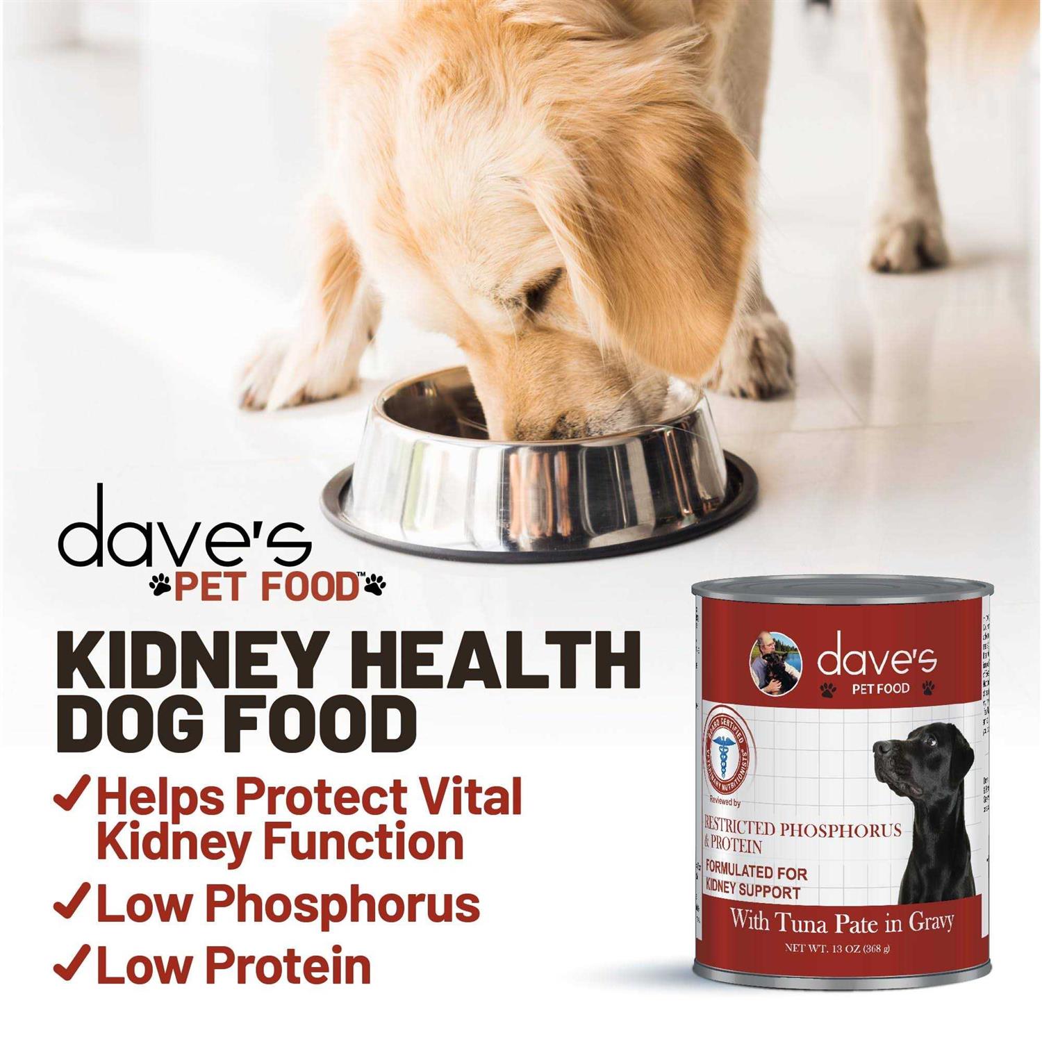 Dave’s Pet Food Restricted Protein Tuna Pate in Gravy Wet Dog Food - Healthber
