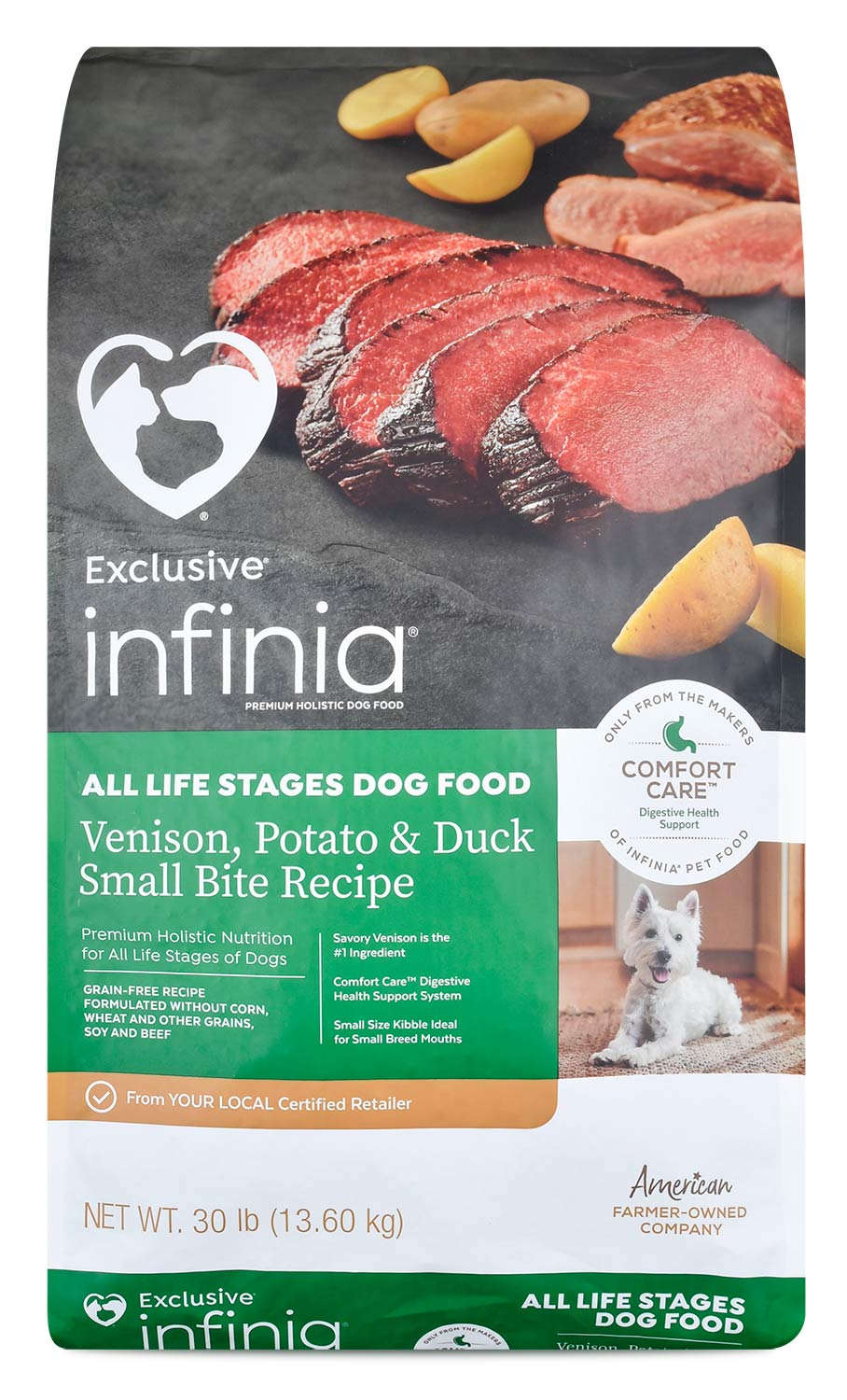 Infinia Venison, Potato & Duck Small Bite Recipe - Healthber