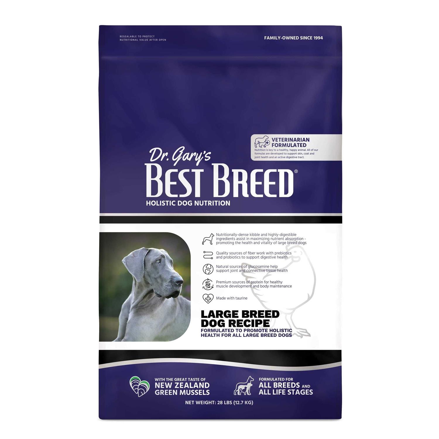 Dr. Gary’s Best Breed Holistic Large Breed Dry Dog Food - Healthber