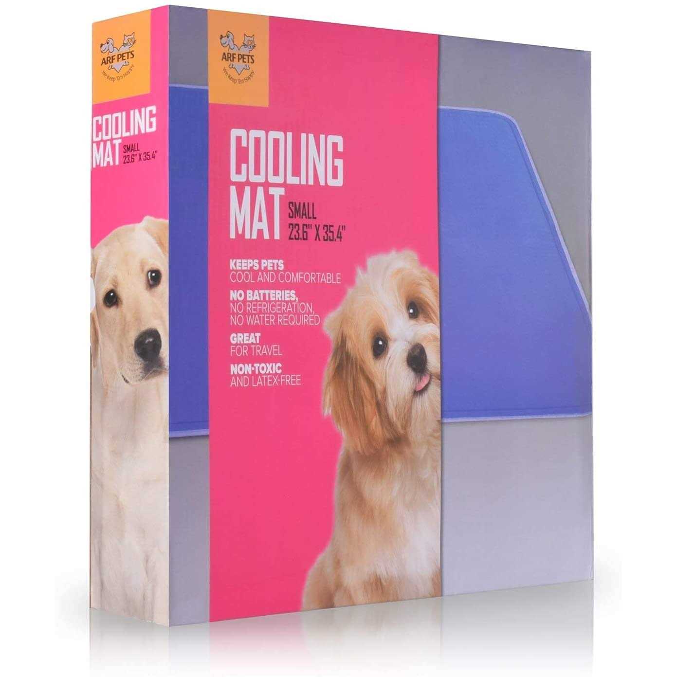 Arf Pets Pet Dog Self Cooling Mat Pad for Kennels Crates and Beds - Healthber