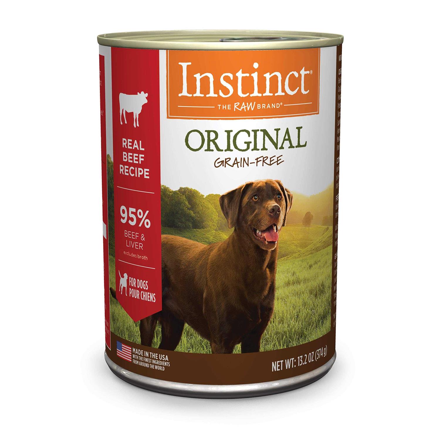 Instinct Grain-Free Beef Formula Canned Dog Food - Healthber