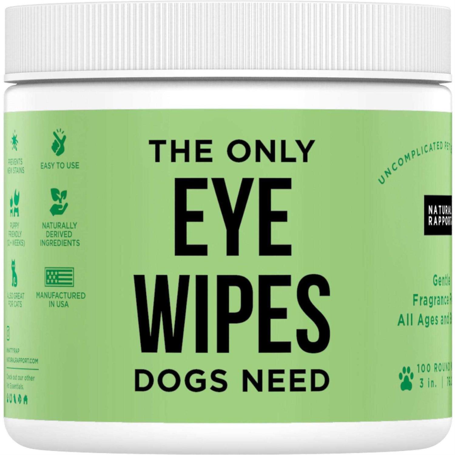 Natural Rapport The Only Dog Eye Wipes - Healthber