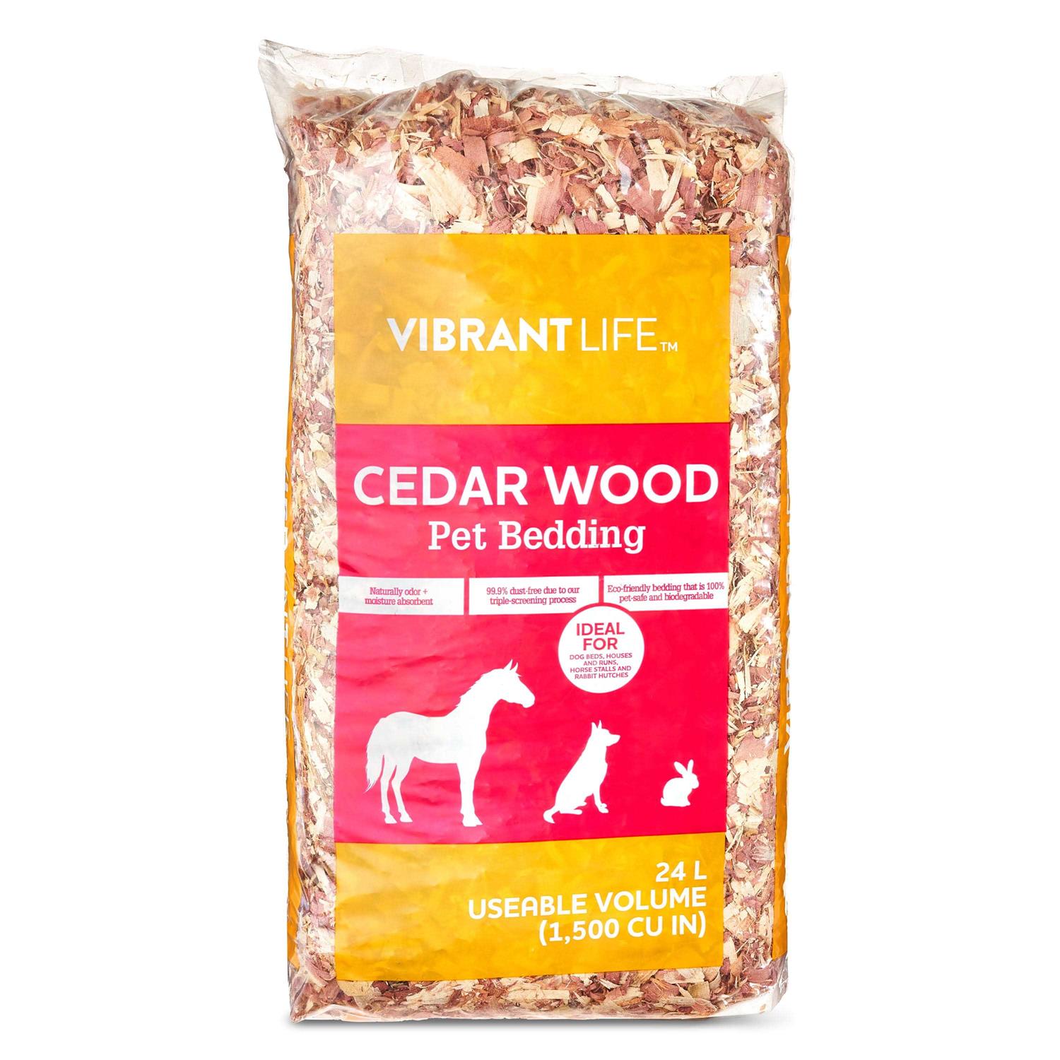 Vibrant Life Cedar Wood Pet Bedding - Healthber
