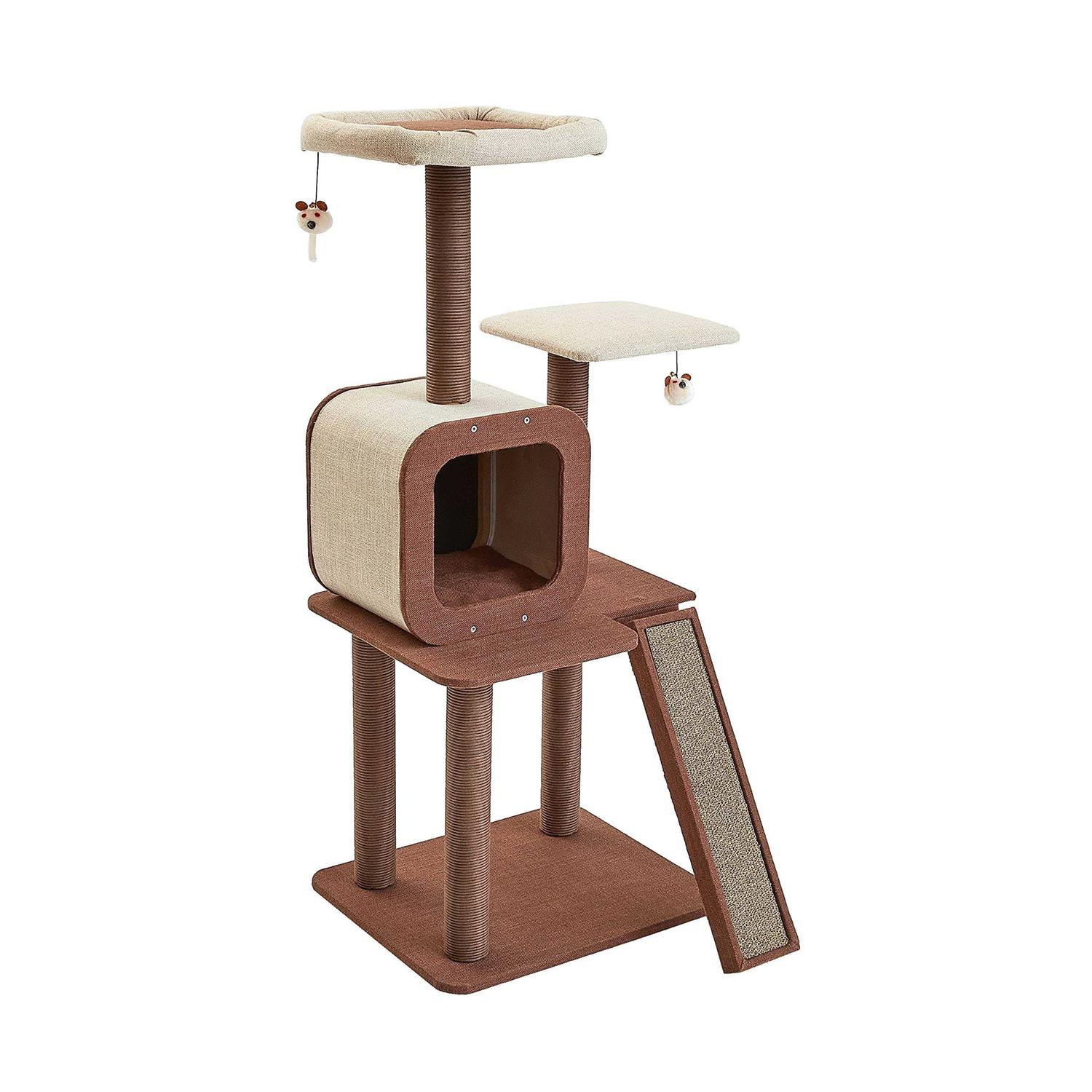 Two by Two Redwood Cat Tree and Condo - Healthber