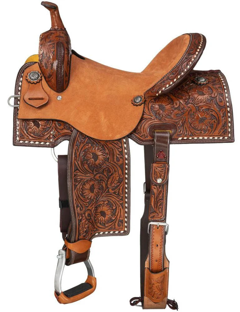 Silver Royal Autry Barrel Saddle - Healthber
