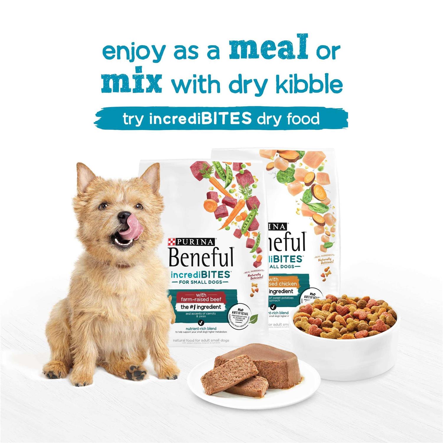 Beneful IncrediBites Pate Small Wet Dog Food - Healthber