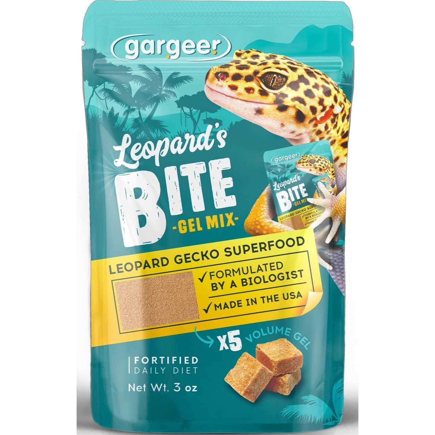 Gargeer Leopard Gecko Food Complete Gel Diet for Both Juveniles and Adults. Proudly Made in The USA - Healthber