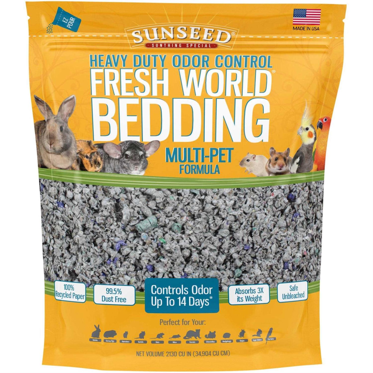 Sunseed Fresh World Bedding Multi-Pet Formula - Healthber