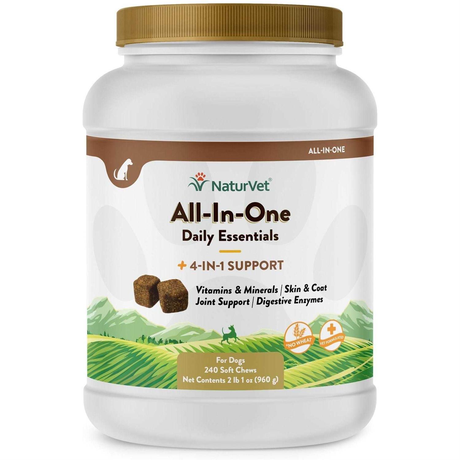 NaturVet All-in-One Dog Supplement for Joint Support Digestion - Healthber