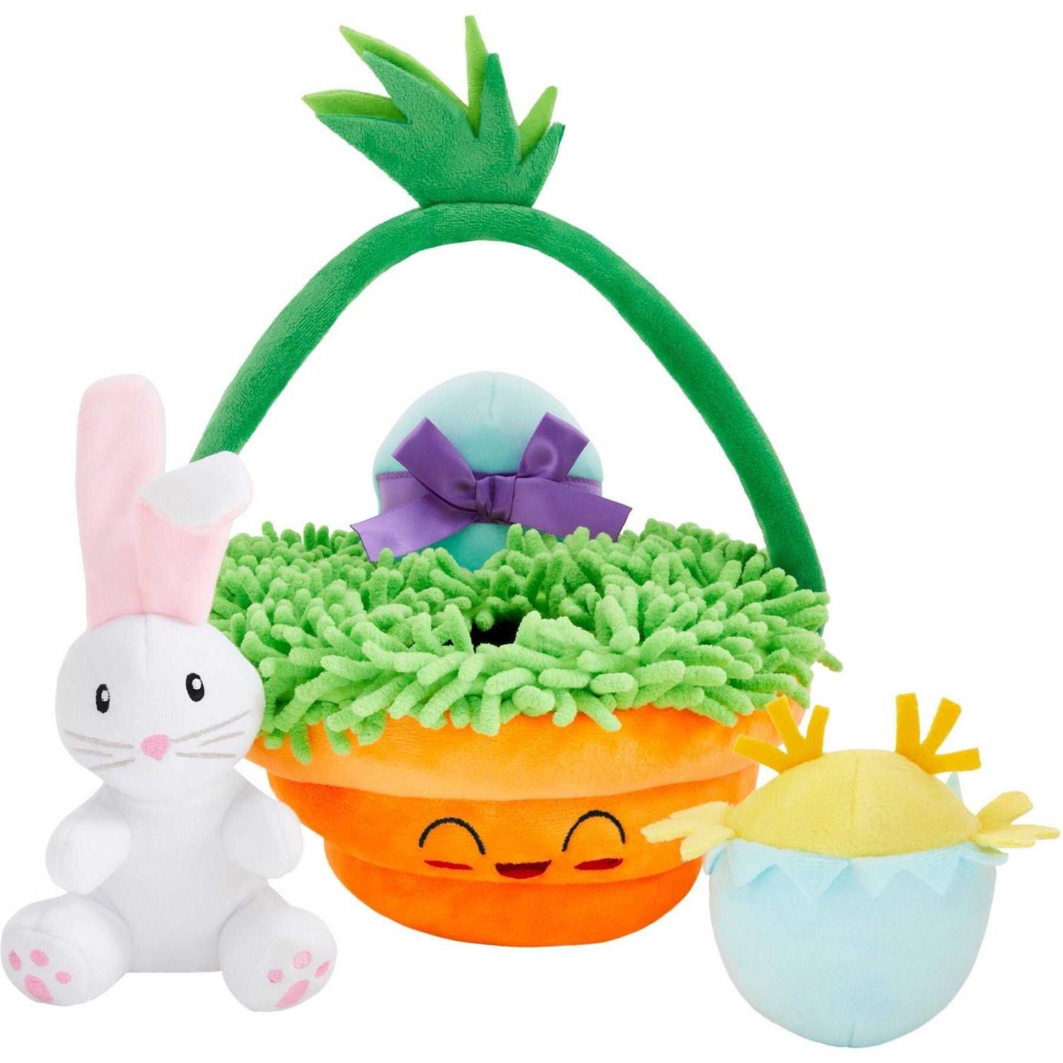 Frisco Easter Basket Hide & Seek Puzzle Plush Squeaky Dog Toy - Healthber