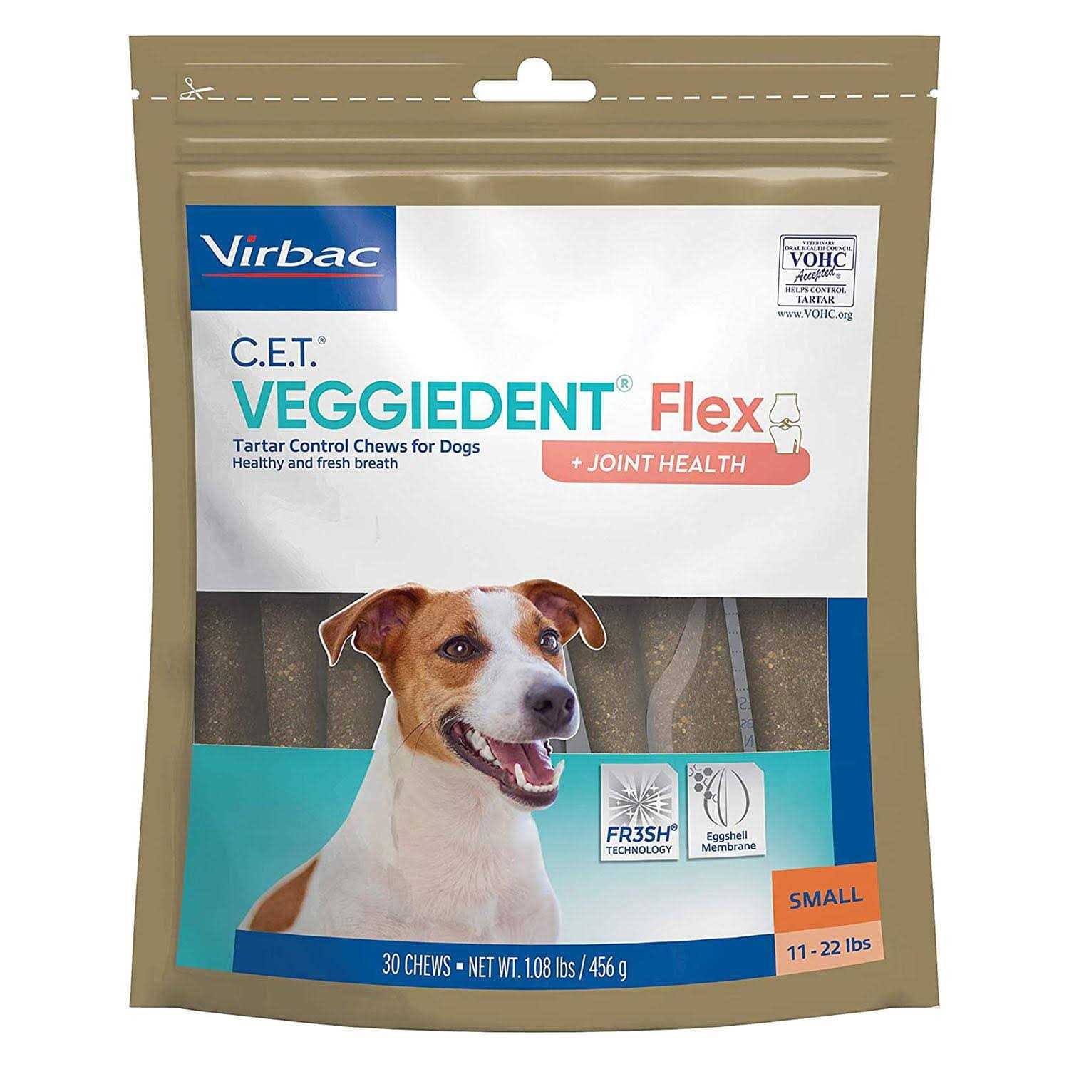 Virbac C.E.T. VeggieDent Flex Tartar Control Chews Dogs - Healthber